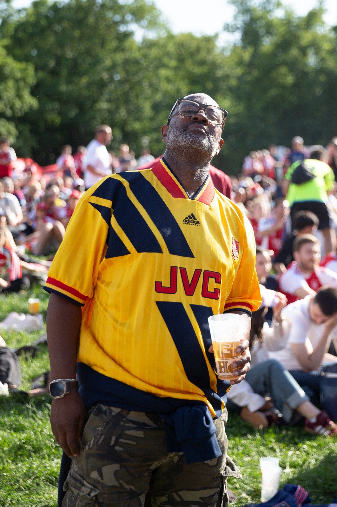 UEFA Champions League Final. Arsenal vs PSG. Budapest 2026. Arsenal Fan Zone. Photographer in Budapest — Yura Knyazev