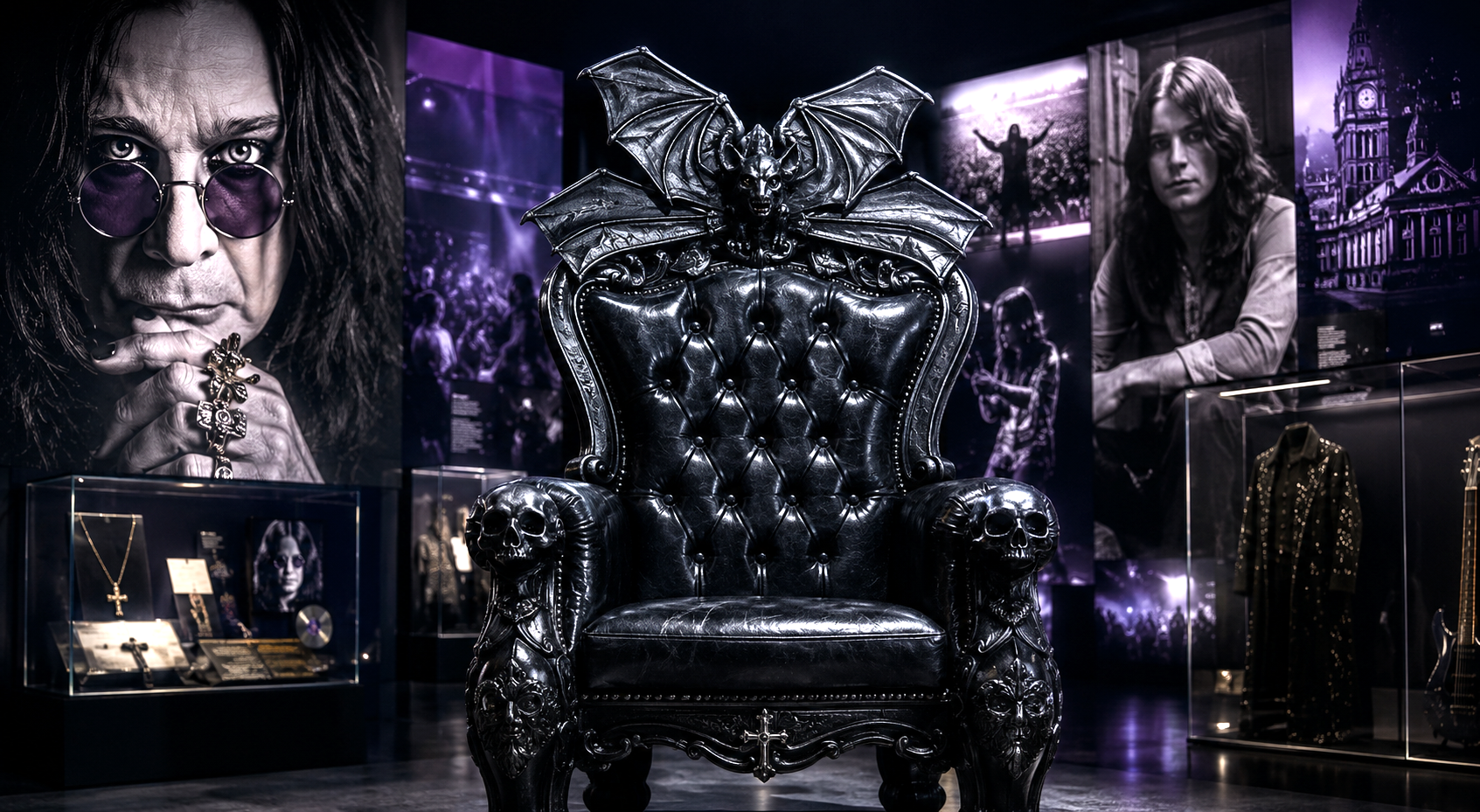El icónico trono de Ozzy Osbourne pasará a formar parte de la exposición del museo de Birmingham | FOTKAI