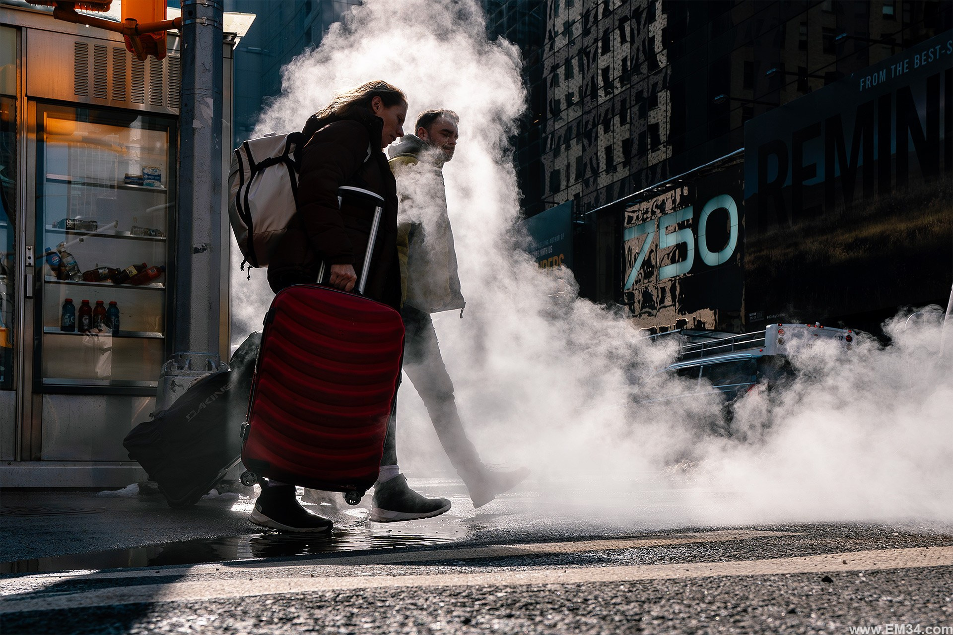 Two days after the blizzard, I walked from Central Park at 59th to Grand Central. Raw street photos of NYC quietly carrying on. Emin Kuliyev — Award-Winning Wedding Photojournalist NYC & USA | Best Wedding Photographer Known for Candid, Timeless Moments