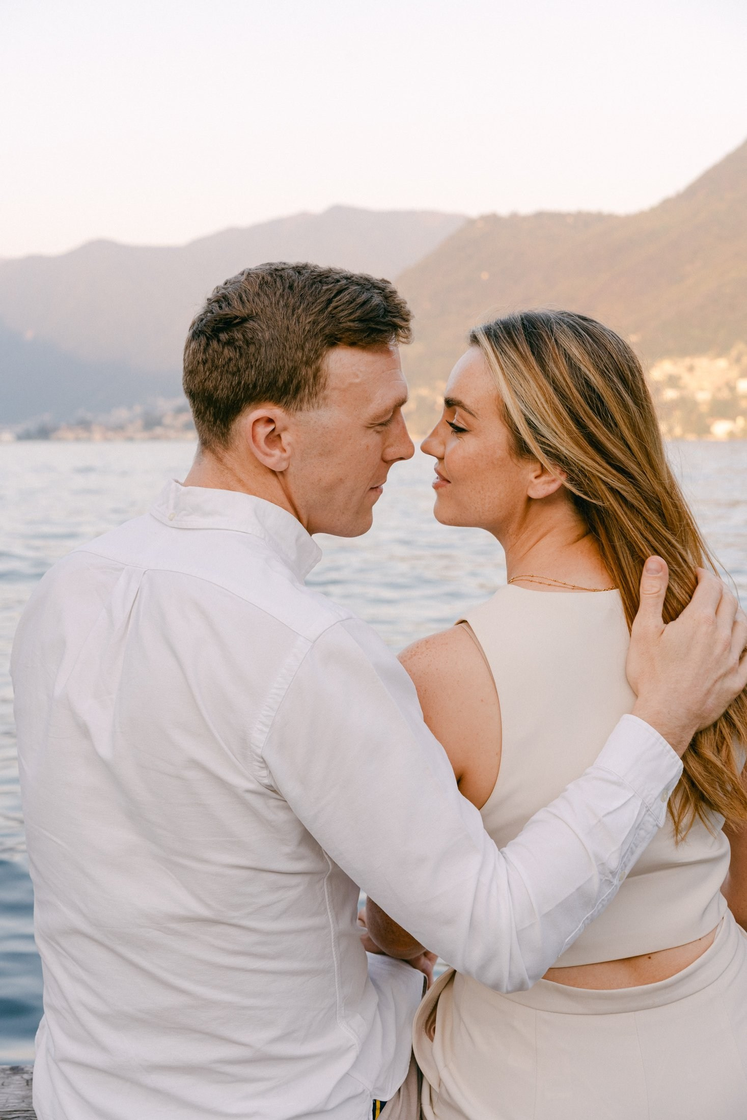 Lake Como Engagement Photo Session Photographer | Inna Zaytseva Photography. Wedding photographer in Europe. Based in Italy, Lake Como. Aesthetic elegant story-telling