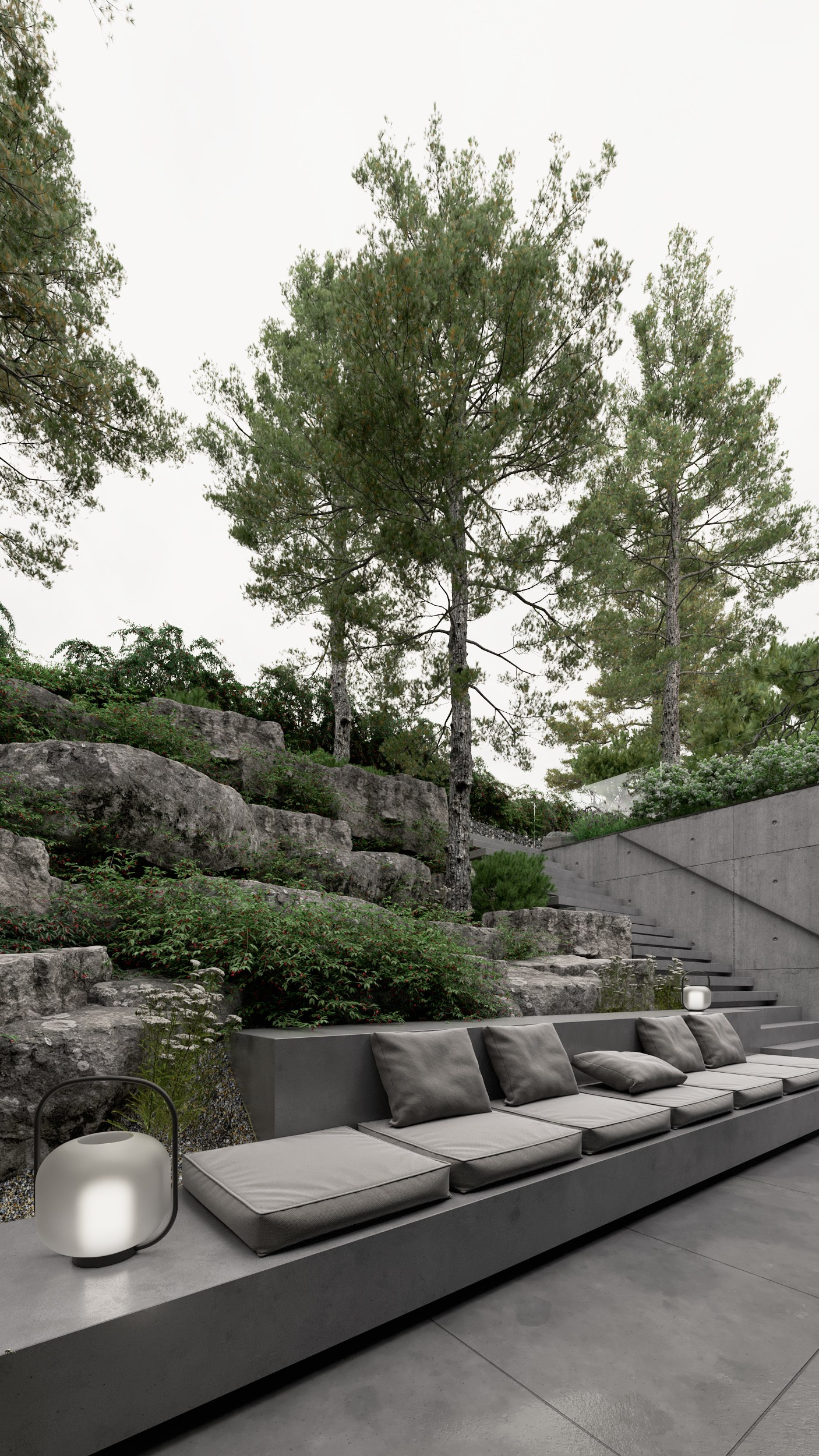 Zahrada — vila Chuchle 1. Filipenka Architects