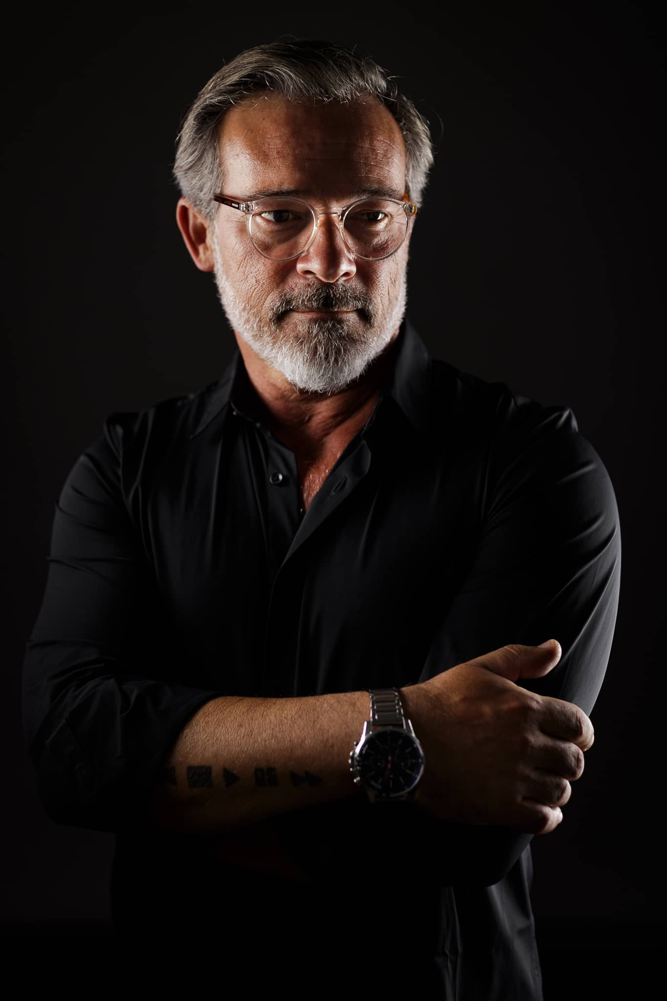 retrato profissional de modelo masculino