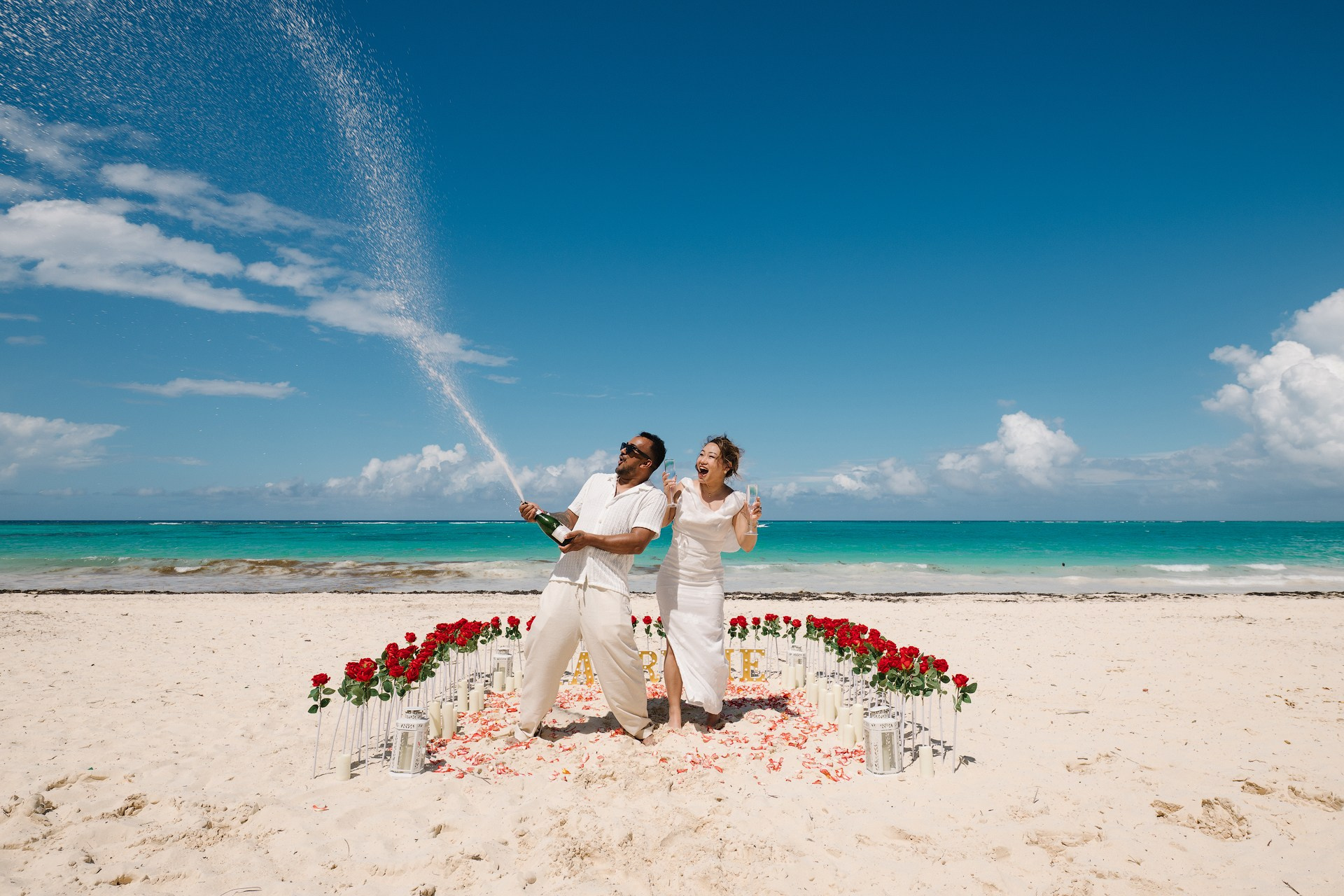 Pedidos de Casamento em Punta Cana | Pacotes Românticos na Praia. Fotógrafo de Casamento e Pedido de Casamento em Punta Cana — Mikhail Chernov