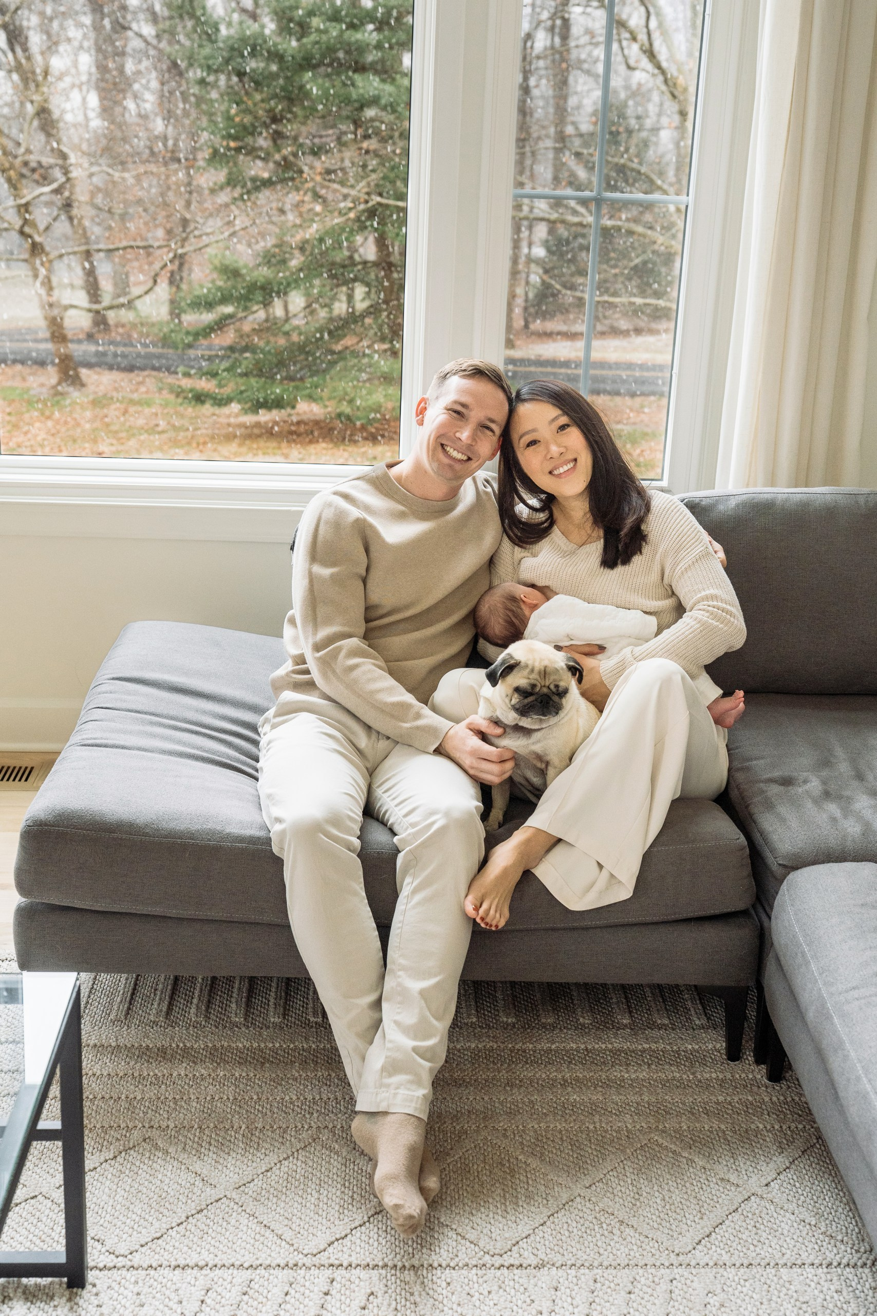 Kristine, Brian, Sloane. Alisa Tant — Family and newborn photographer Bucks County, Montgomery county, Philadelphia, NJ
