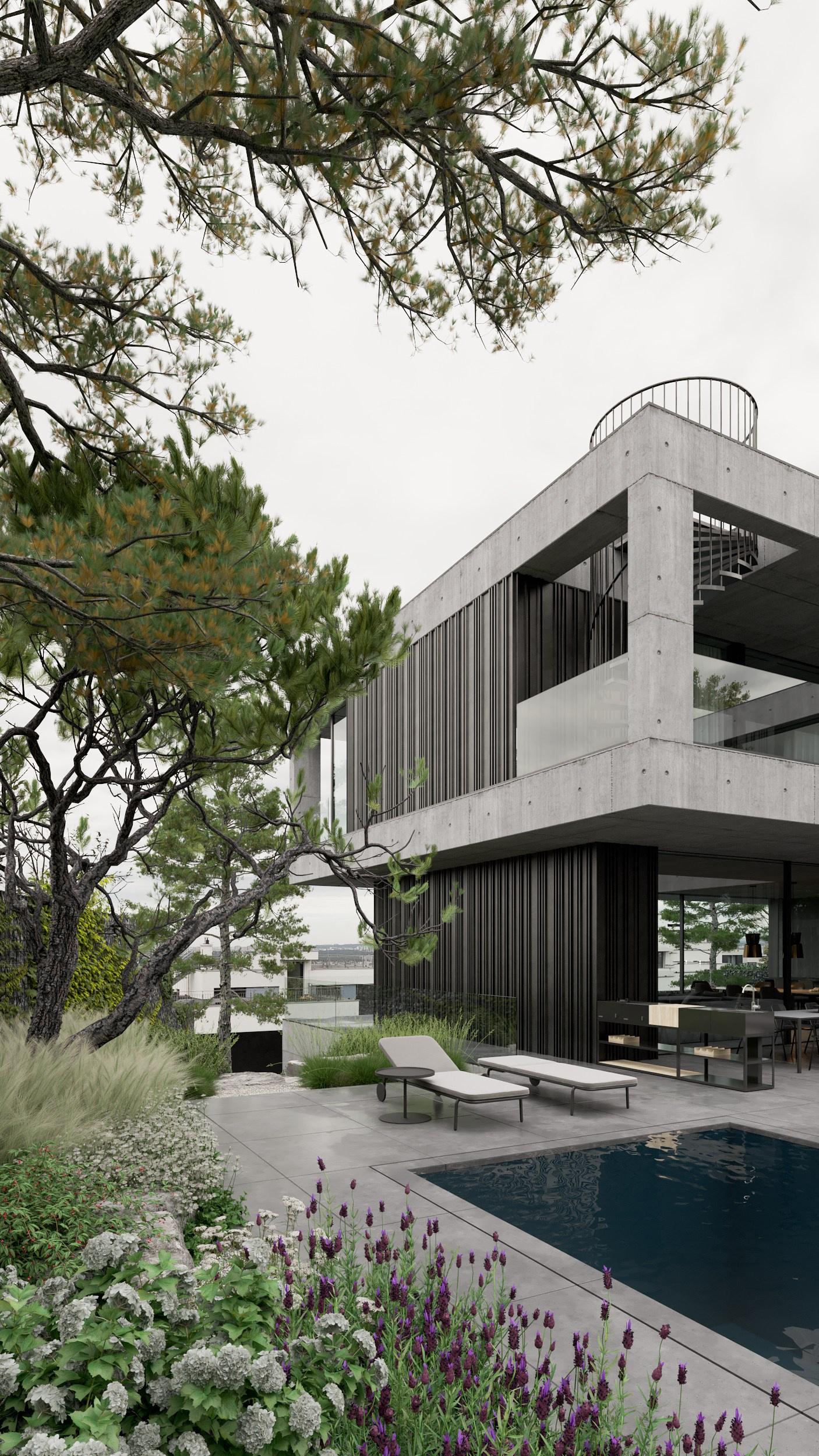 Zahrada — vila Chuchle 1. Filipenka Architects