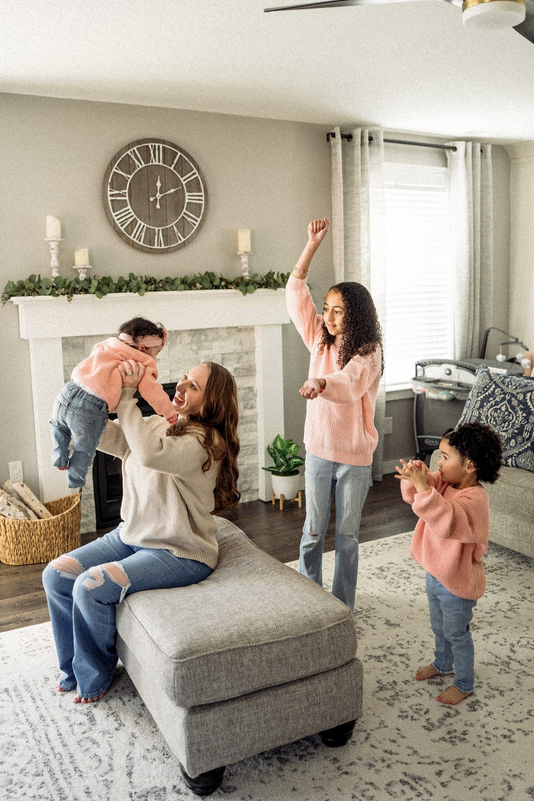 Xavier, Danielle, Olivia, Isabelle, Sophia. Alisa Tant — Family and newborn photographer Bucks County, Montgomery county, Philadelphia, NJ
