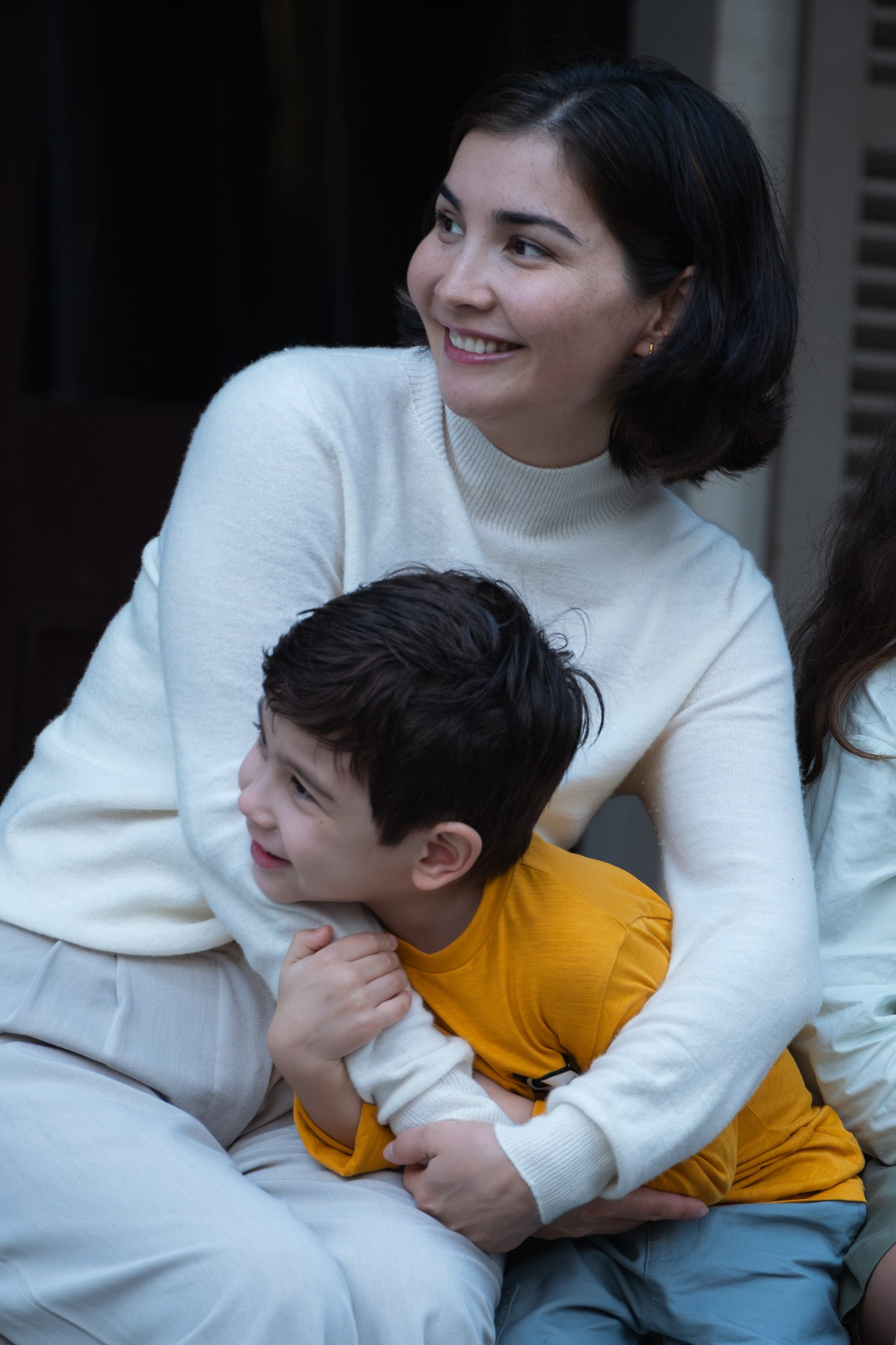 Happy family photo session