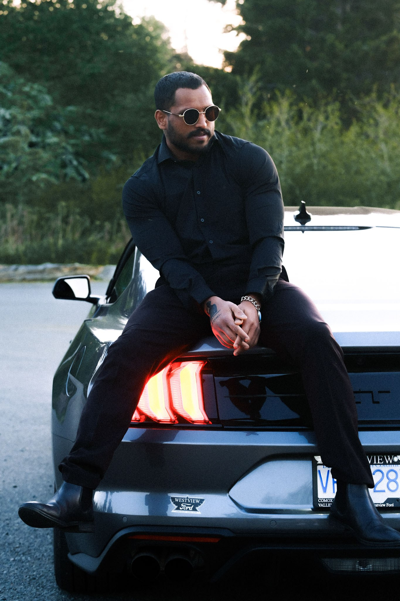 Editorial style portrait photoshoot in Comox Valley