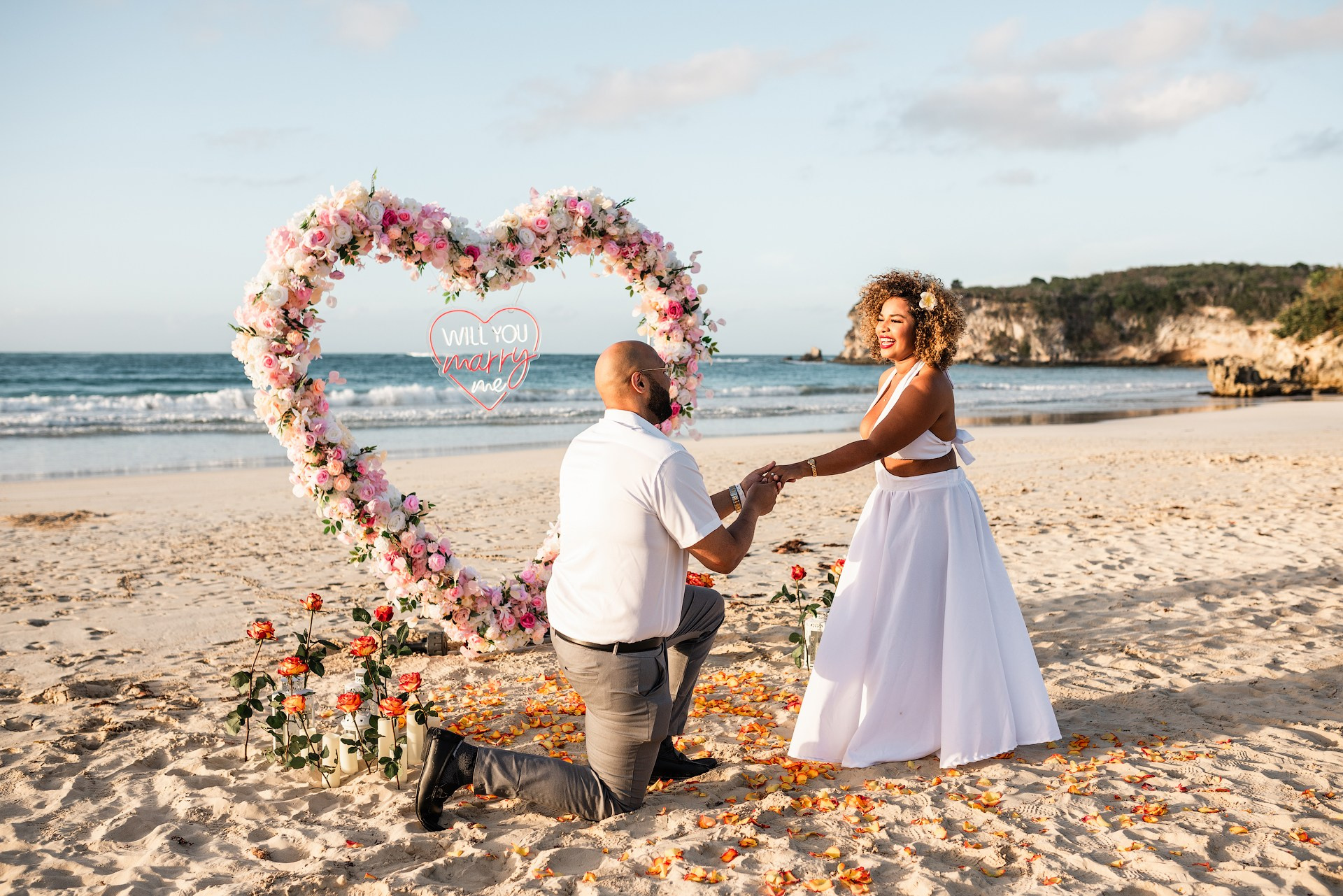 Pedidos de Casamento em Punta Cana | Pacotes Românticos na Praia. Fotógrafo de Casamento e Pedido de Casamento em Punta Cana — Mikhail Chernov