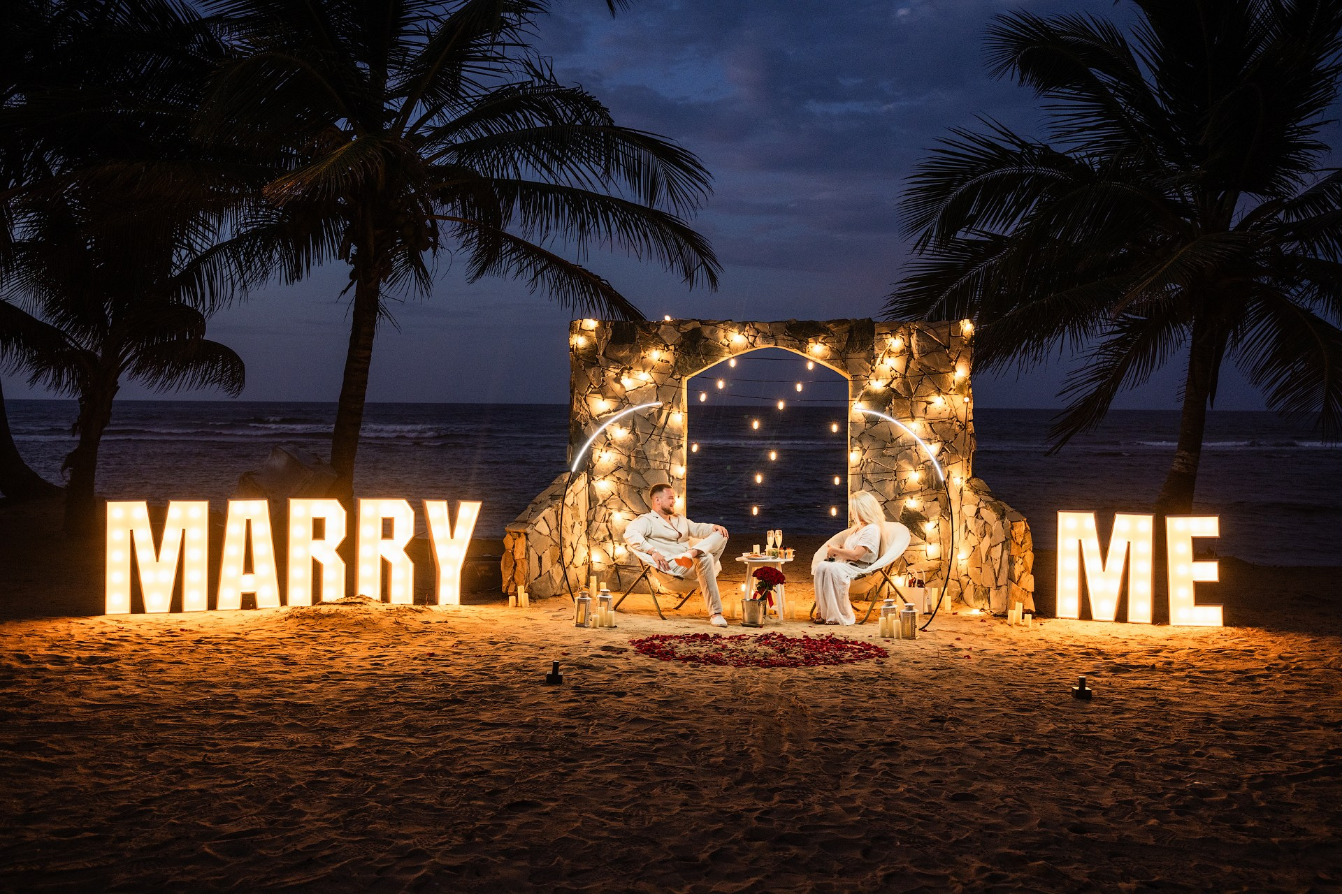 Pedidos de Casamento em Punta Cana | Pacotes Românticos na Praia. Fotógrafo de Casamento e Pedido de Casamento em Punta Cana — Mikhail Chernov