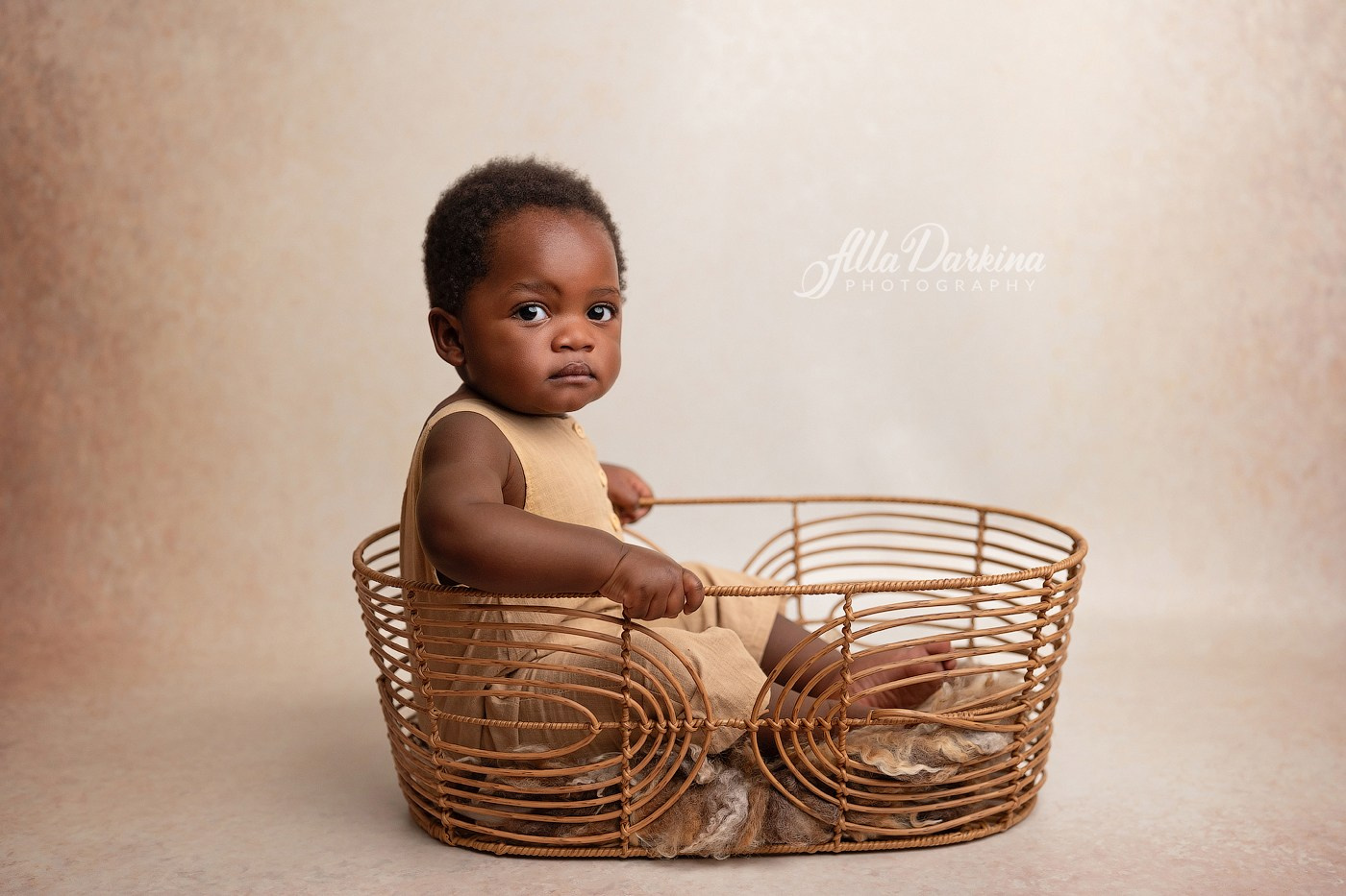 One year baby studio session. Newborn and family photographer. Hills District. Sydney