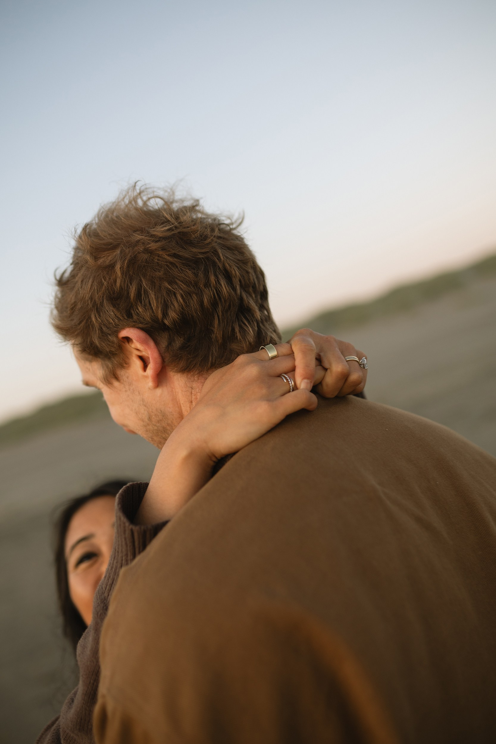 Bay Area Maternity Sunset Photo Session at Ocean Beach