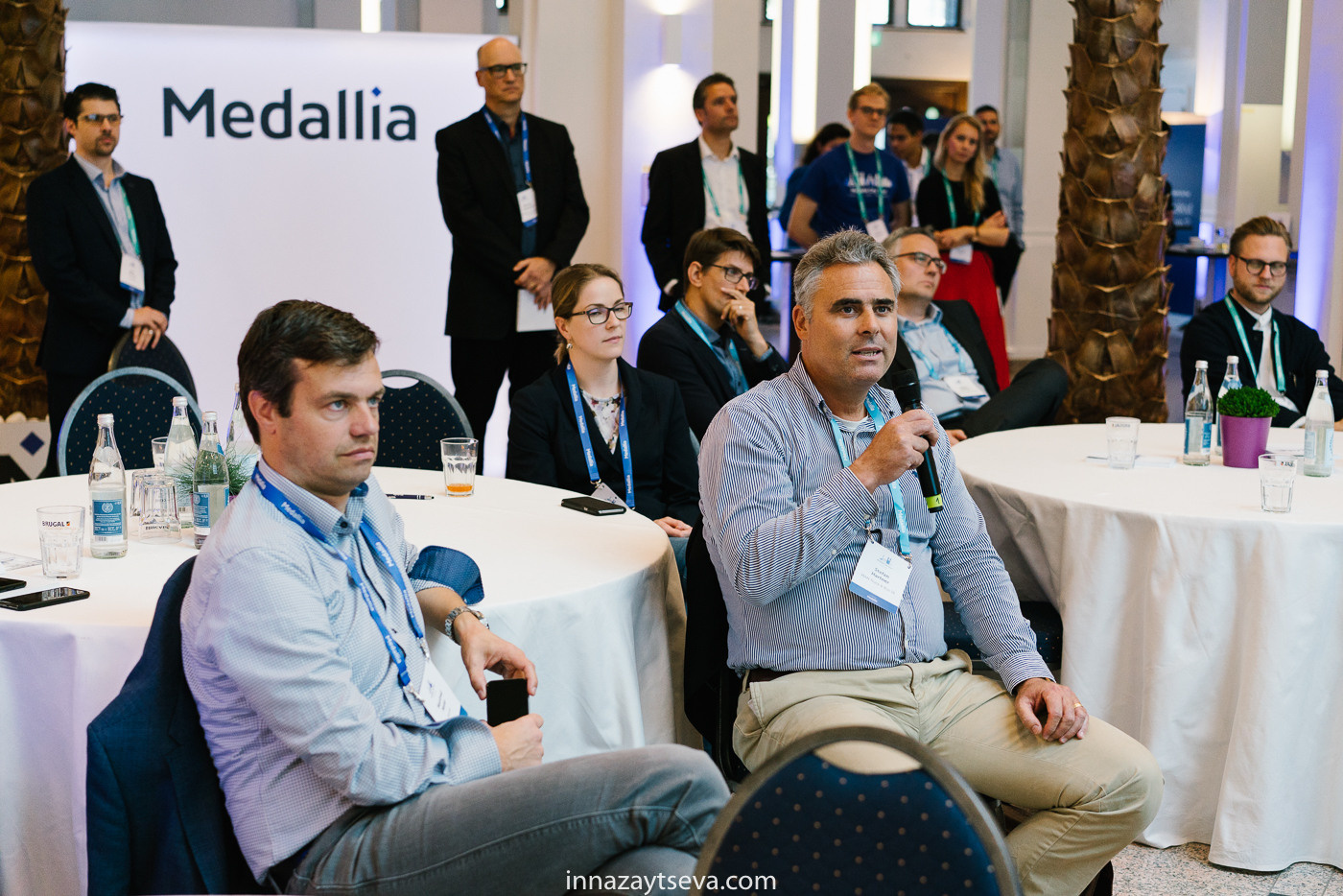 Guests want to know more about the advertised products at the event in Berlin