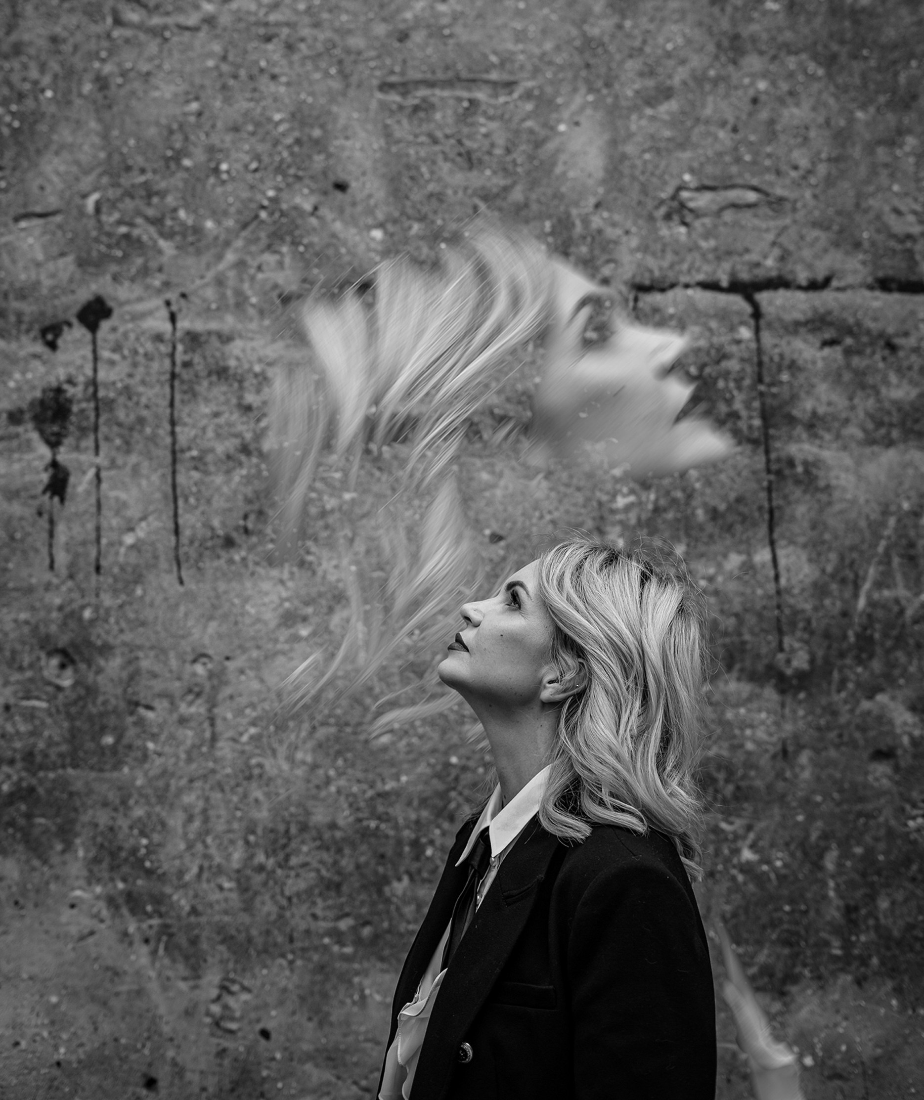 Portrait photography, art photo, black and white photo, , Riga photographer