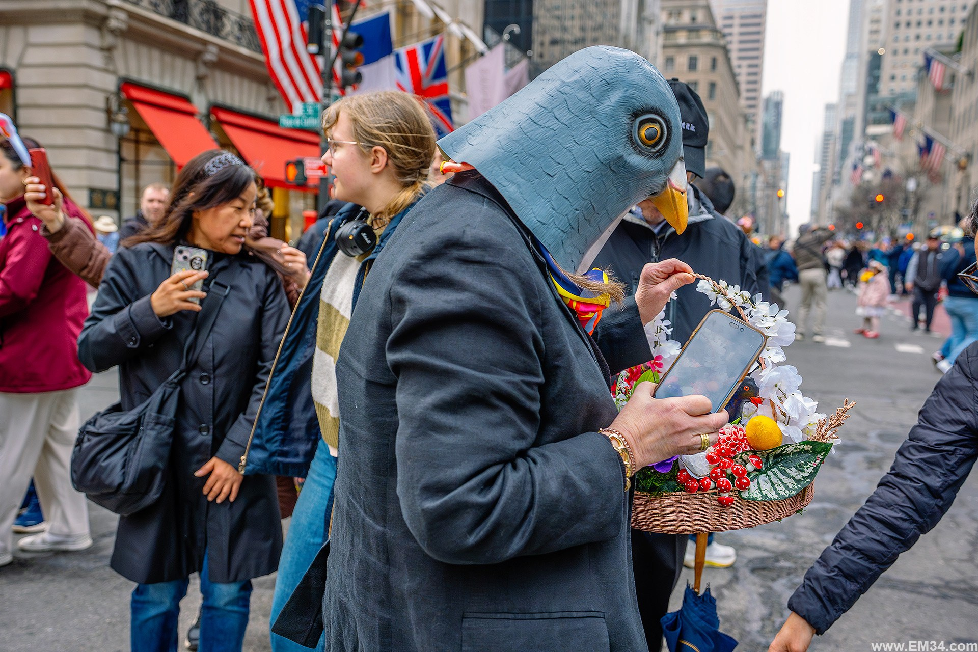 Easter Sunday in New York: strange outfits, passing faces, and moments in between. Emin Kuliyev — Award-Winning Wedding Photojournalist NYC & USA | Best Wedding Photographer Known for Candid, Timeless Moments