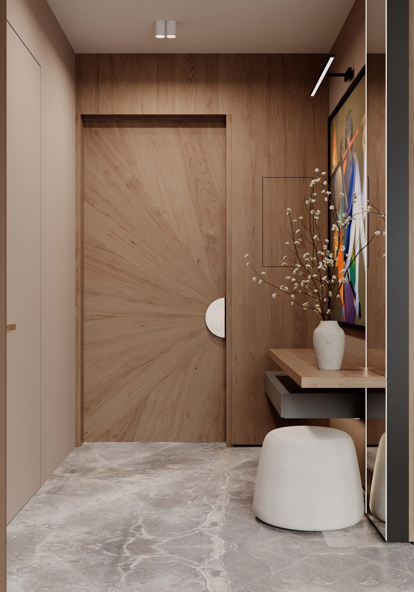 APARTMENT IN DHELI. Дизайн интерьера и 3D-визуализация | AB Design Buro