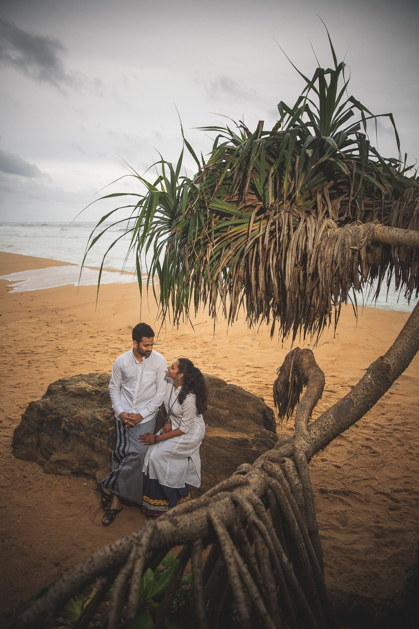 Post wedding portraits at Mount Lavinia, Sri Lanka