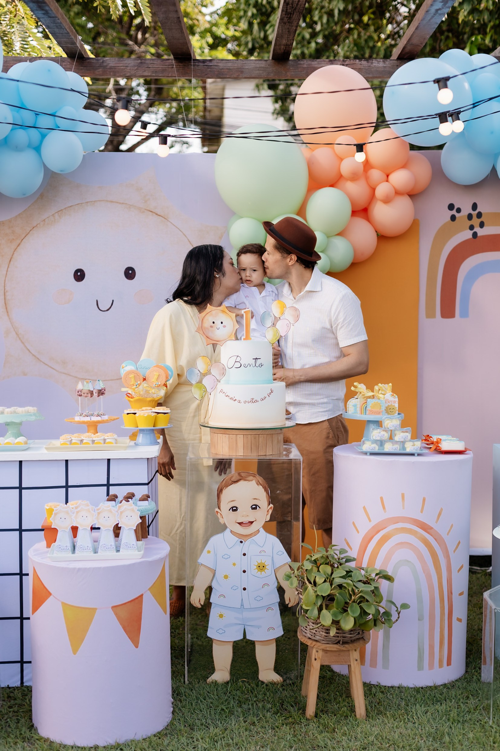 Bento 1 ano • Festa infantil em A Casa com Jardim | Fotografia de Família em Brasília e Recife. Fotógrafa em Brasília e Recife | Ensaios de família, gestante e festas infantis — Ize Fotografia