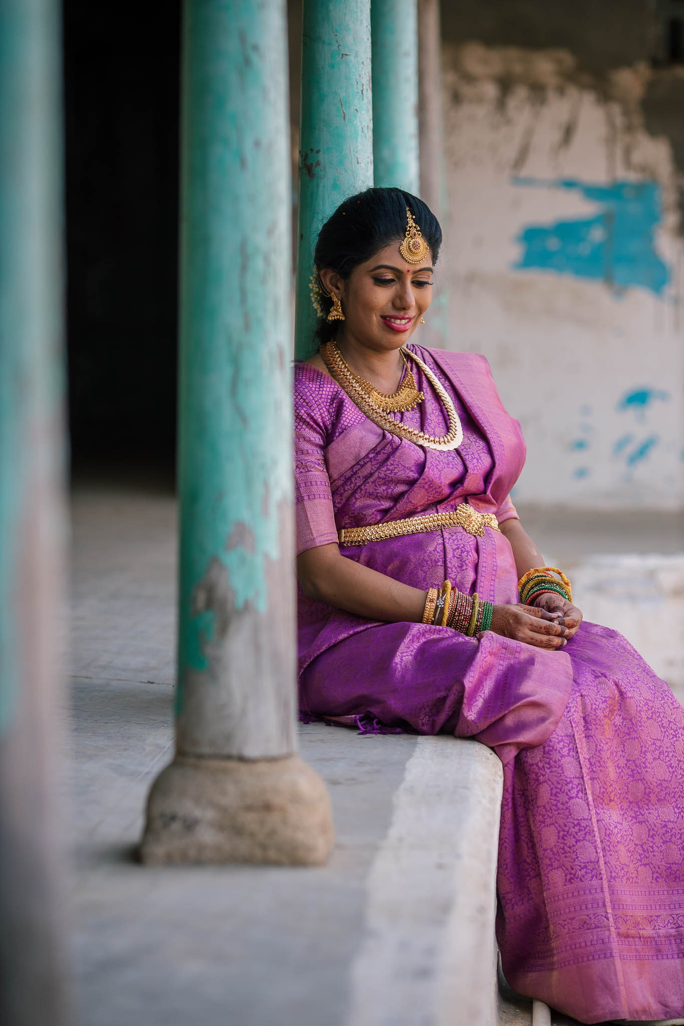 Traditional maternity portraits | Erode, India