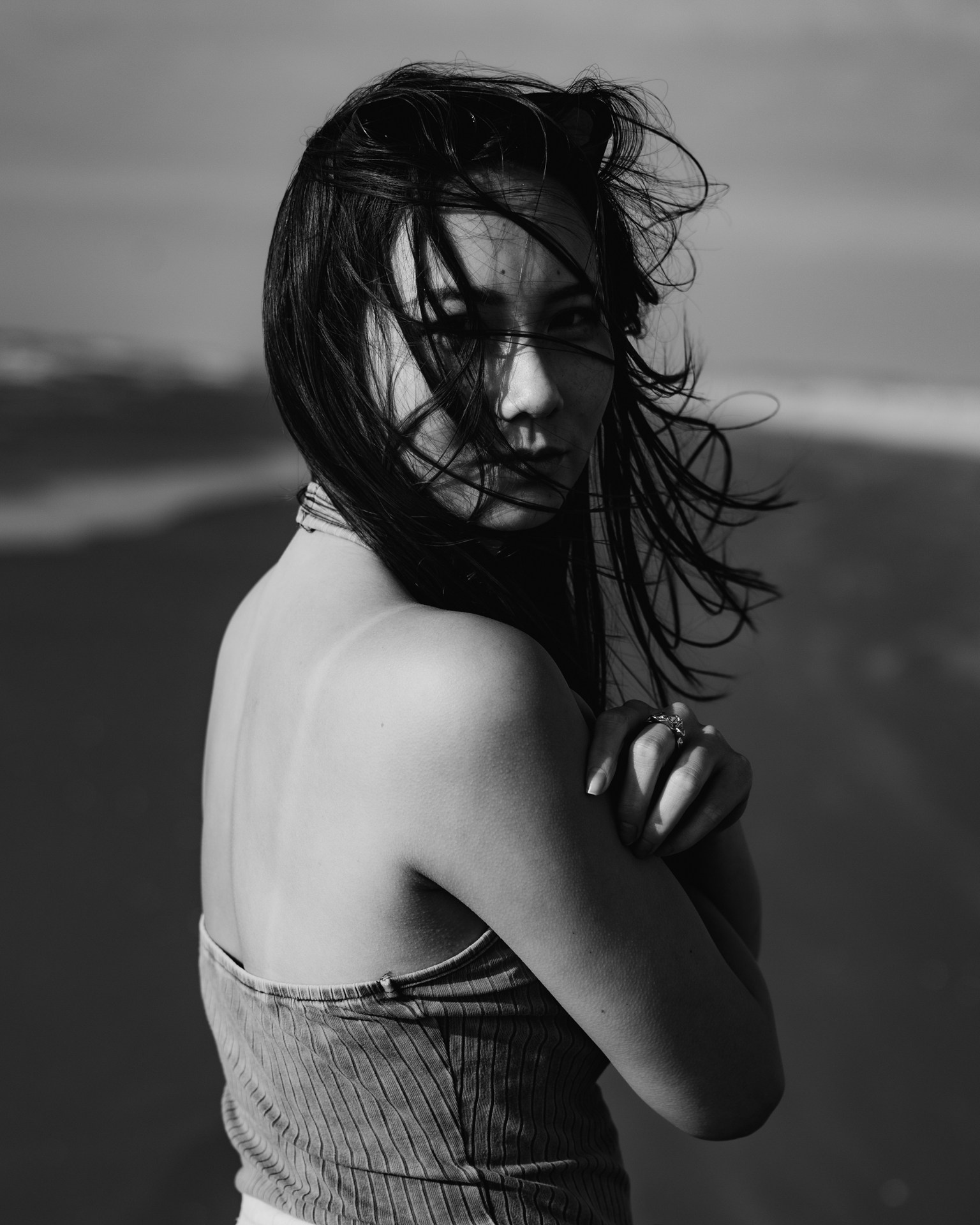Beach Portrait Photoshoot in the Netherlands — Sunset Vibes. Romantic & Soulful Photography by Natalia Olhova in Rotterdam