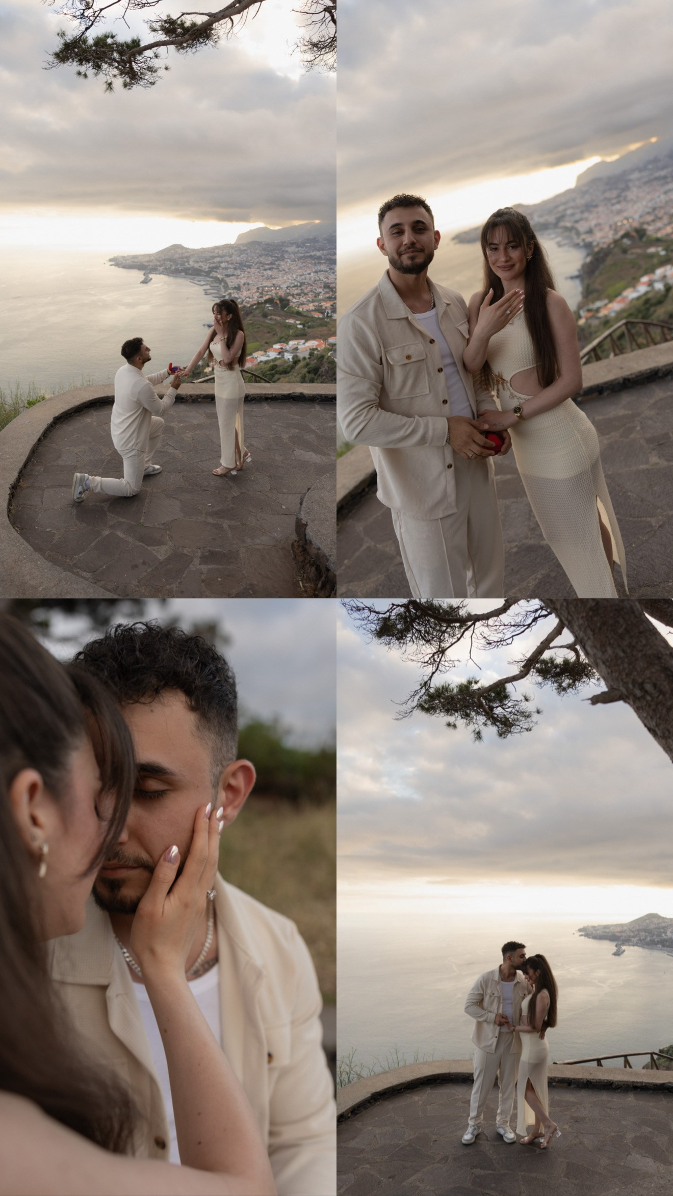 Secret proposal engagement photoshoot in Funchal Madeira. Fotógrafa na Madeira para casais, pedidos de casamento, elopements e casamentos íntimos | Tatiana