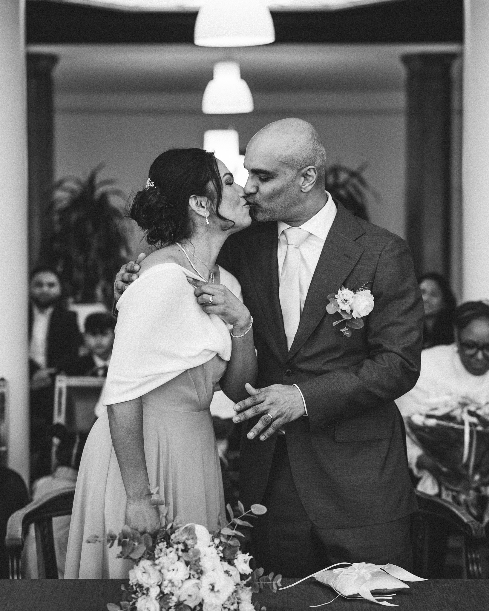Artistieke huwelijksfotografie van Melissa & Clint op hun trouwdag in Zaventem - Kapture Fotografie