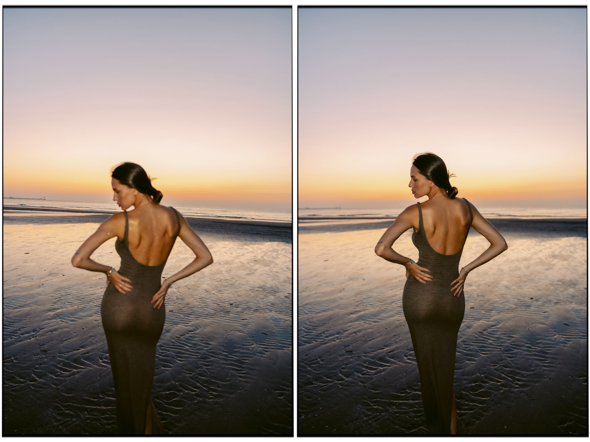 Golden Glow — Trendy Flash Portraits at Sunset. Romantic & Soulful Photography by Natalia Olhova in Rotterdam