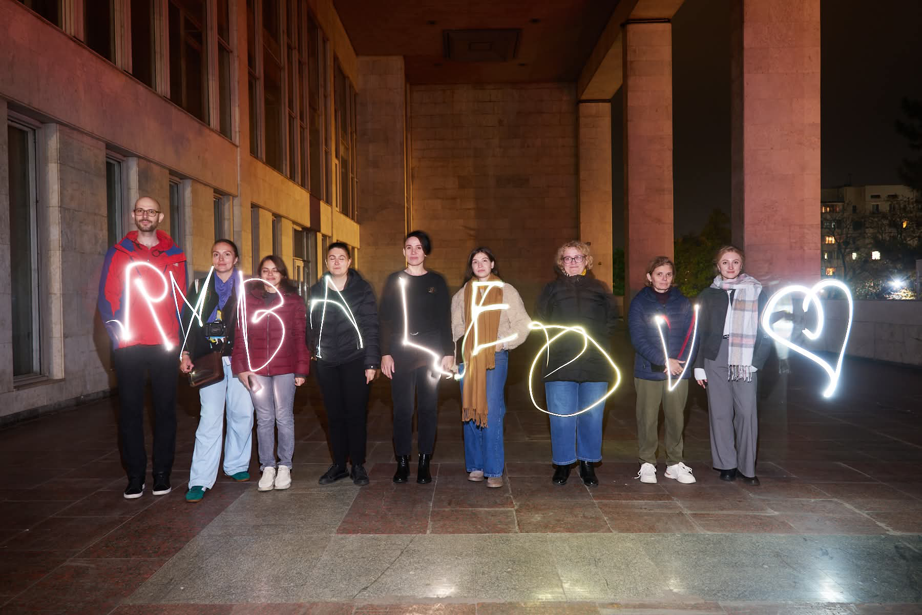 Выпускной экзамен первой ступени. Группа № 69. Școala de fotografie lui Roman Ribaliov. Orașul Chișinău, Moldova