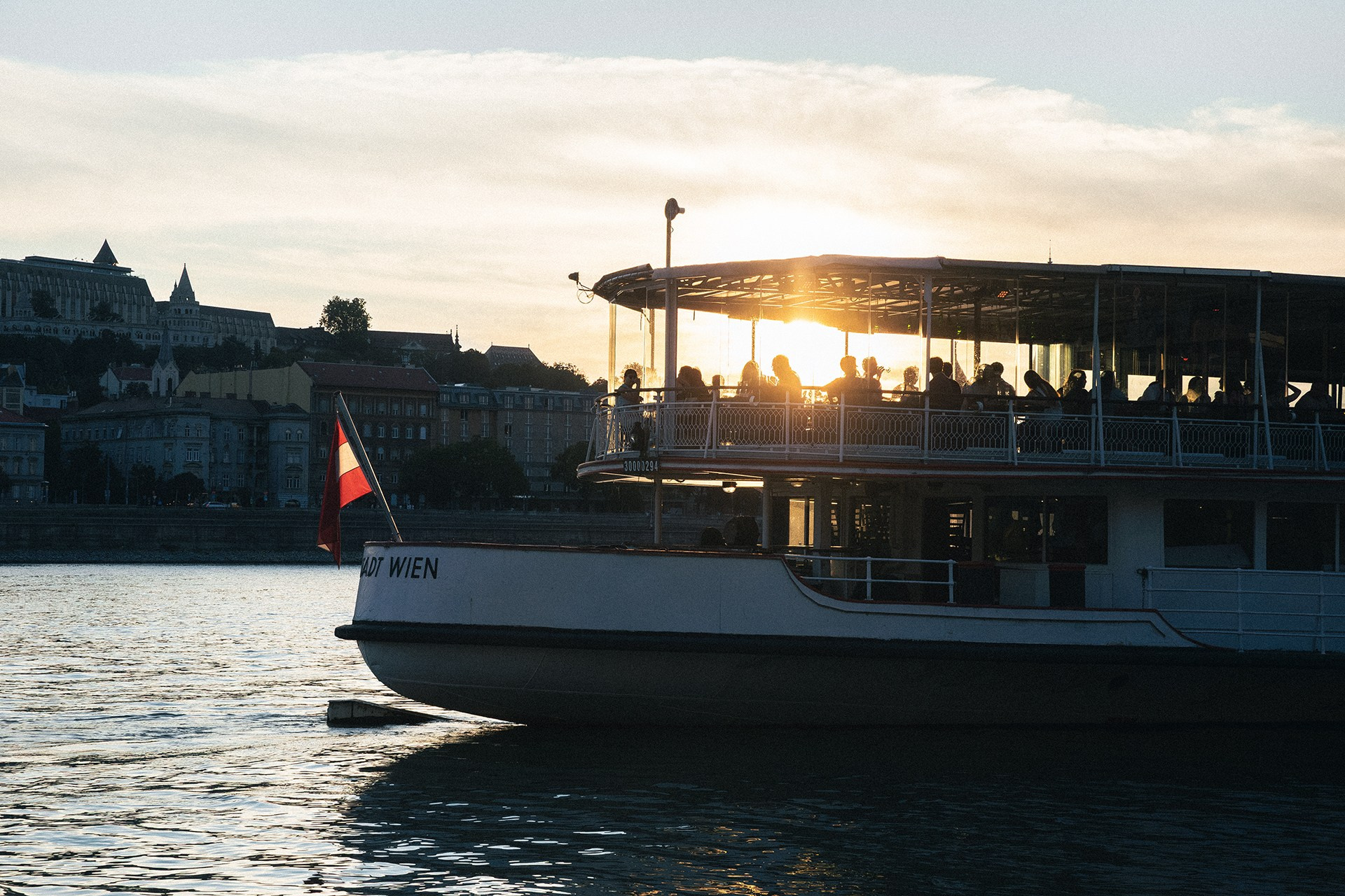 Sunset on boat| Budapest 2026 | CANON 6D