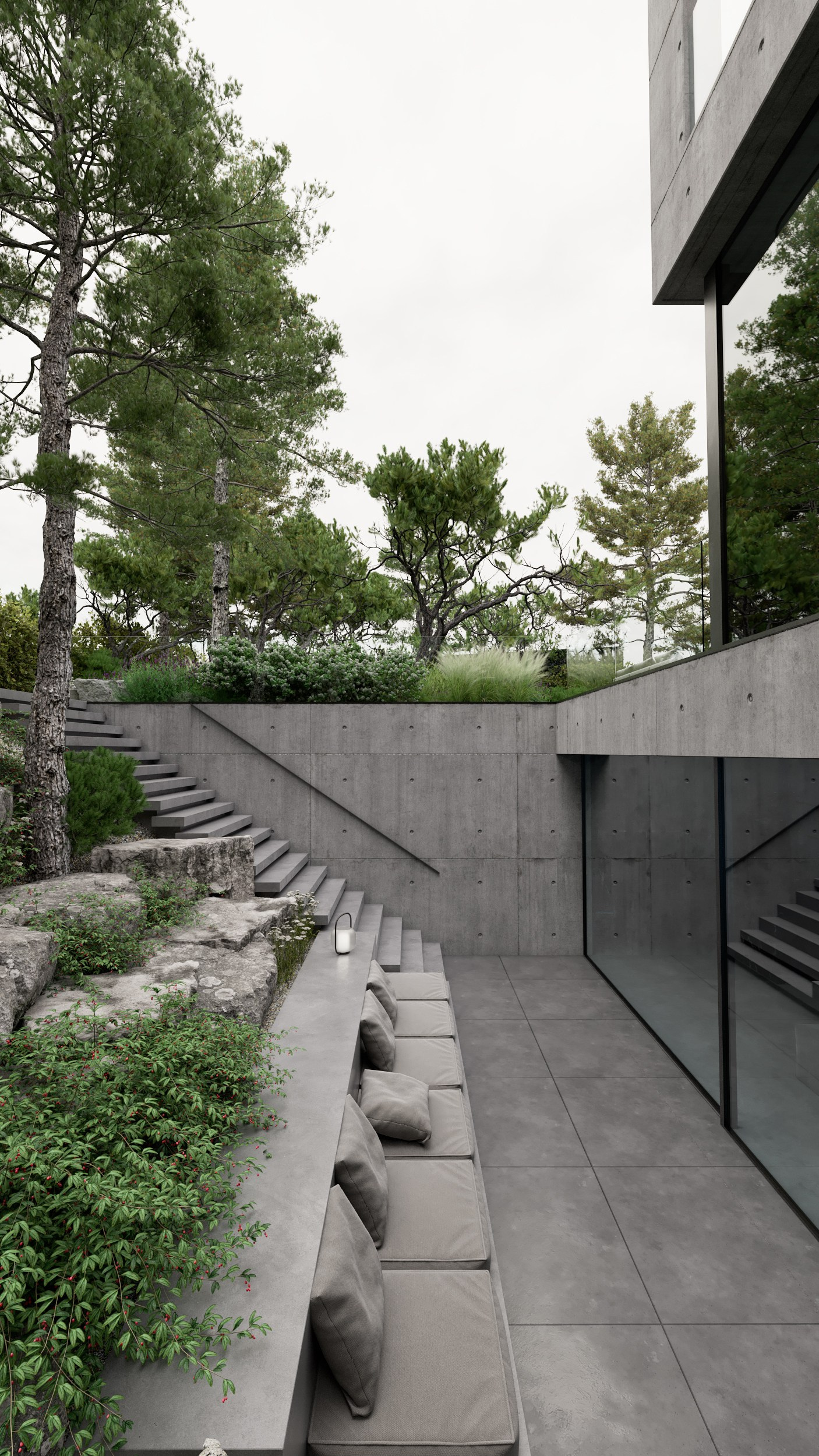 Zahrada — vila Chuchle 1. Filipenka Architects