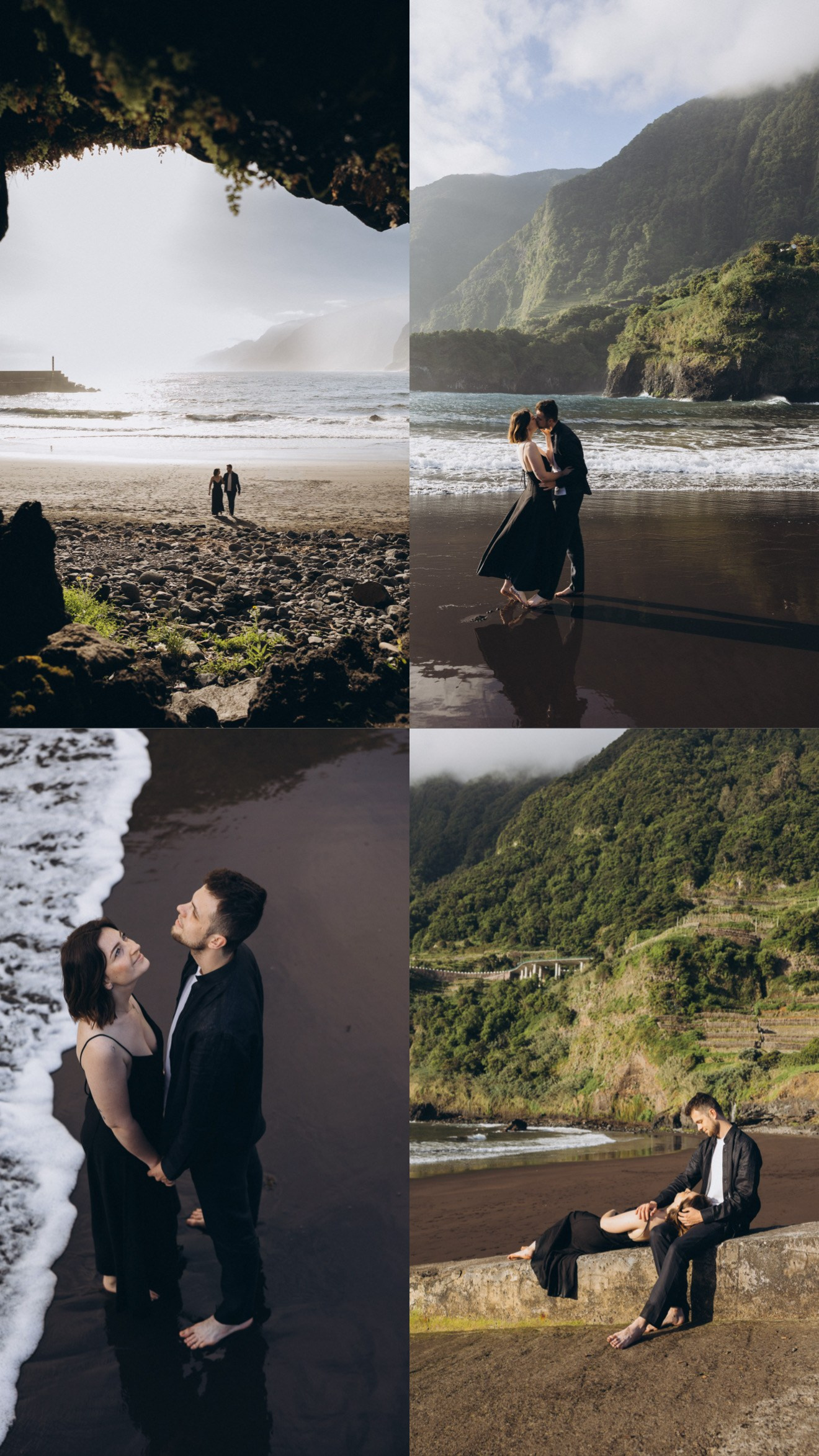 Love Story at Seixal Beach, Madeira | Romantic Couple Photoshoot. Fotógrafa na Madeira para casais, pedidos de casamento, elopements e casamentos íntimos | Tatiana