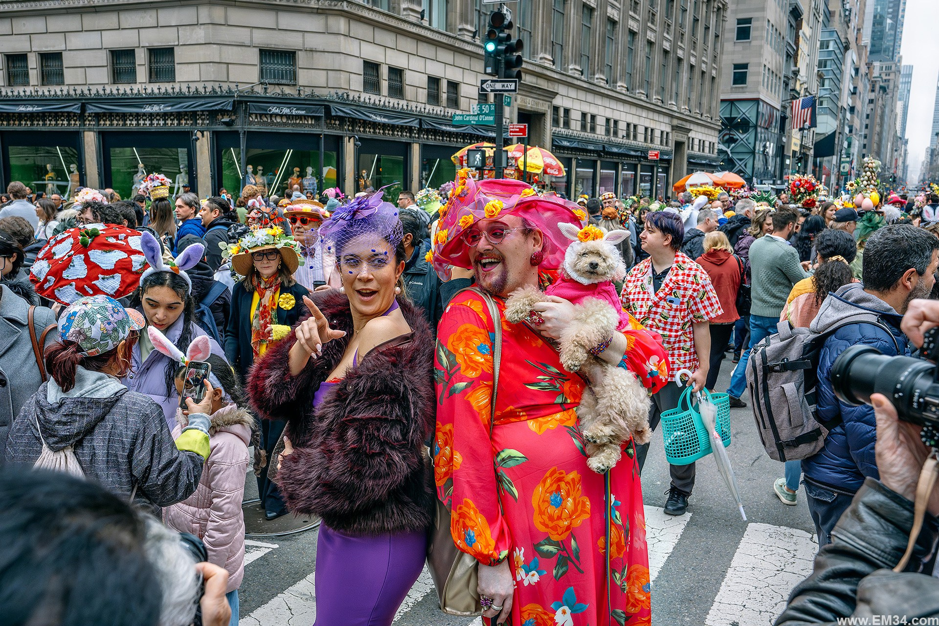 Easter Sunday in New York: strange outfits, passing faces, and moments in between. Emin Kuliyev — Award-Winning Wedding Photojournalist NYC & USA | Best Wedding Photographer Known for Candid, Timeless Moments