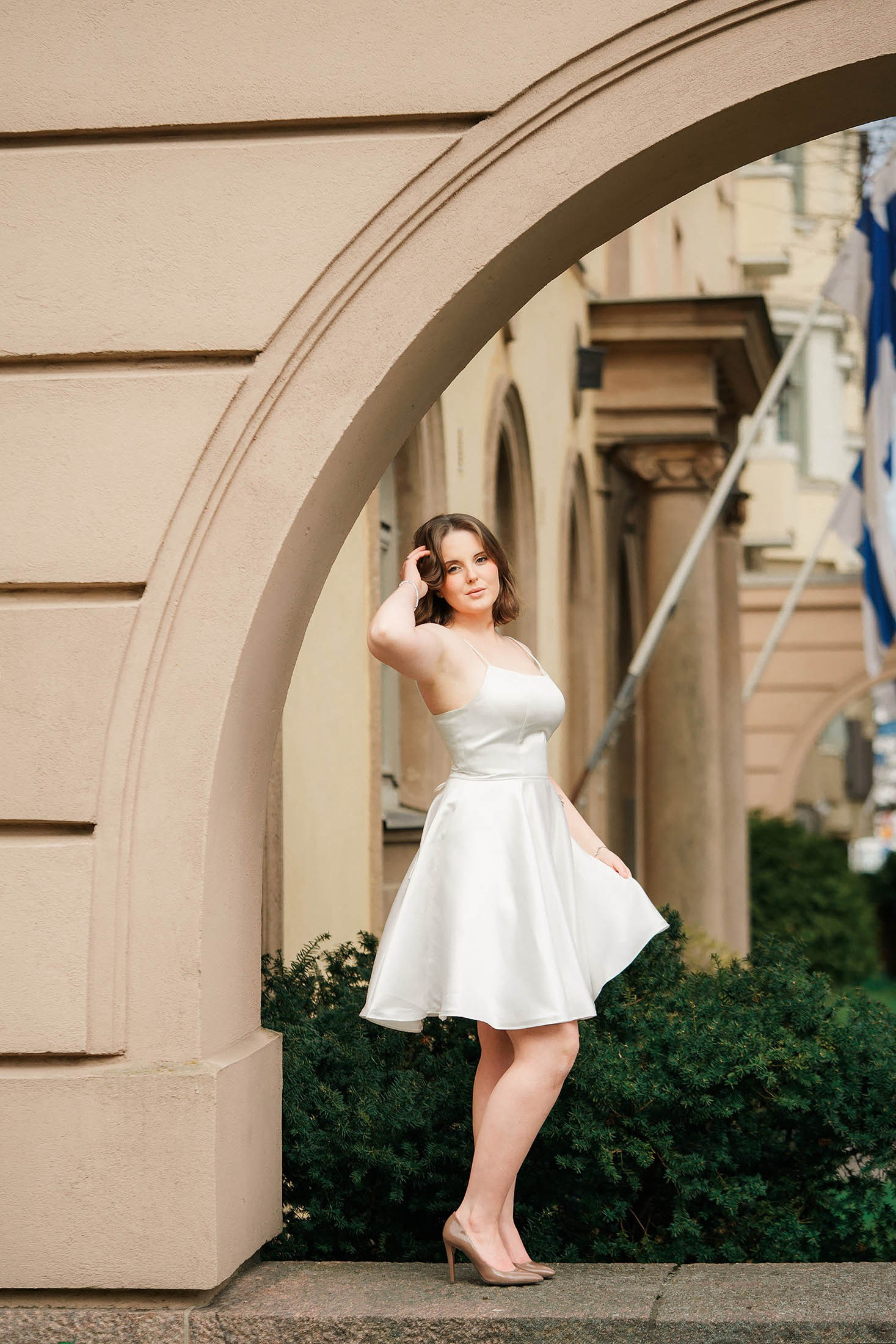 Yo-kuvaus Helsingin keskustassa