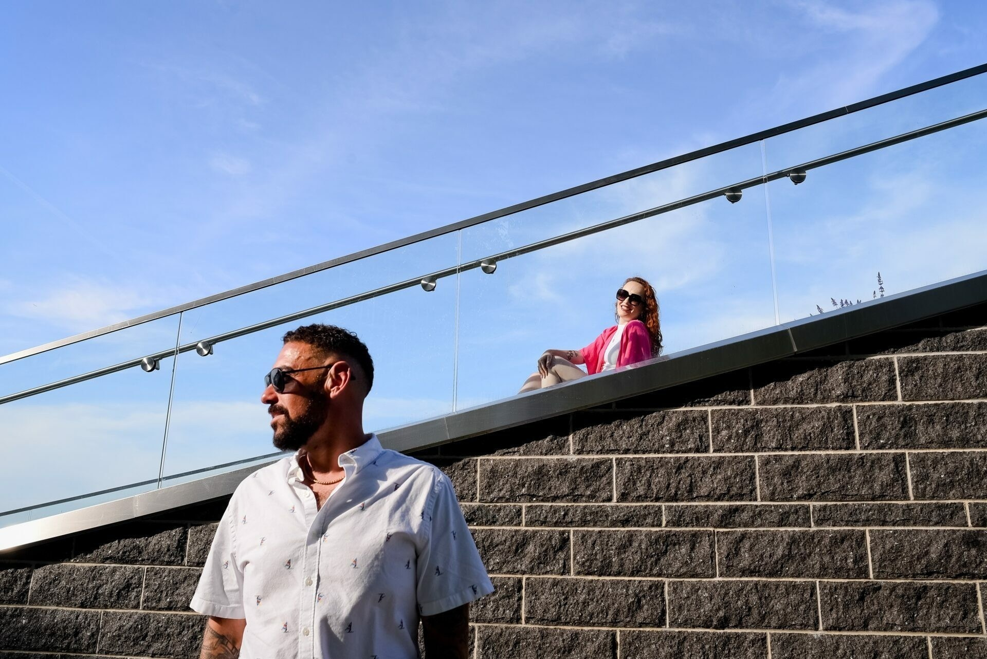 Exploring Love’s Canvas: Nagila and Ewerton’s Boston Photoshoot at Fan Pier Park. Wedding photographer in Orlando, Boston & New York Anderson Marques