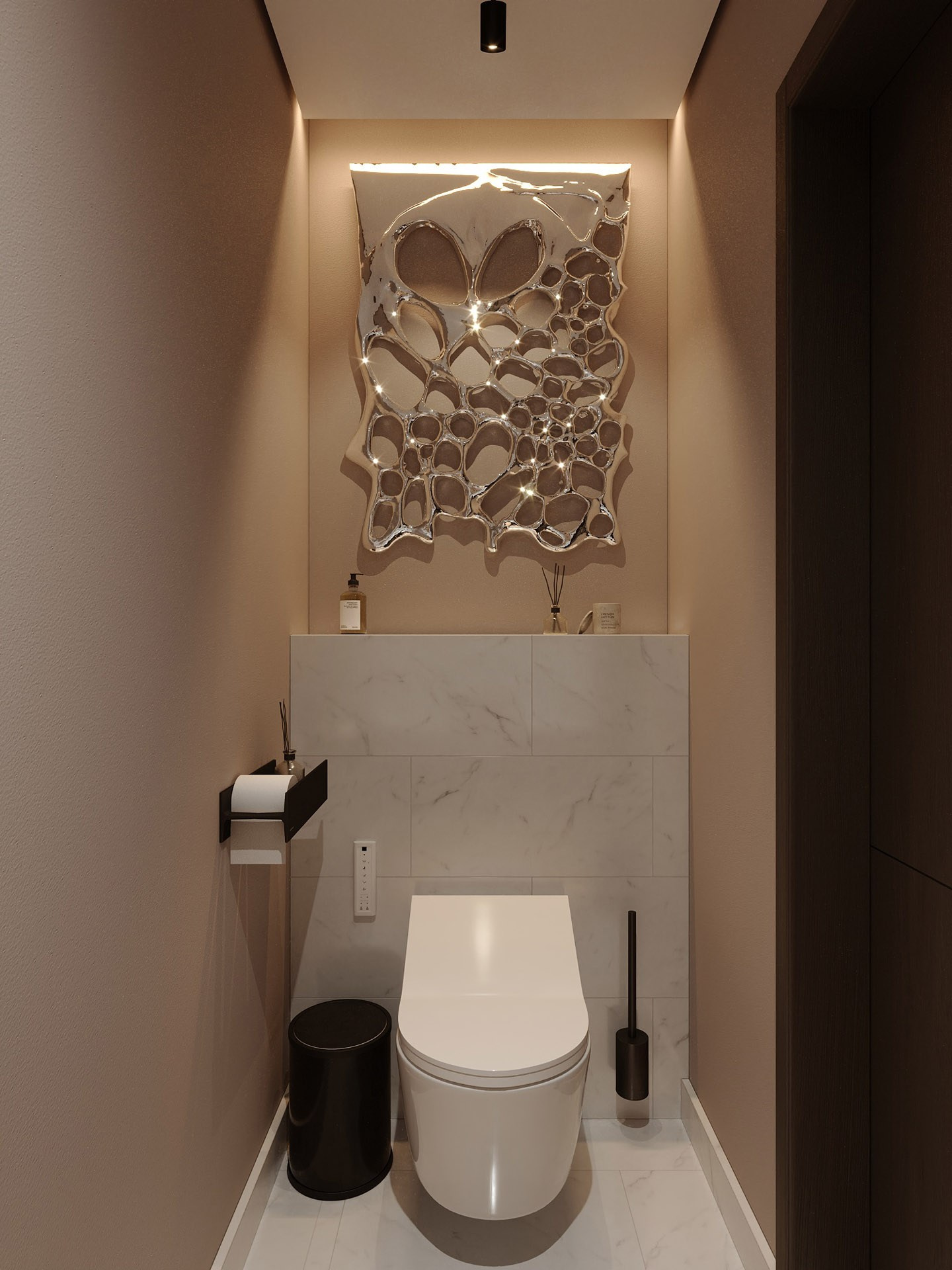 APARTMENT ON PALM JUMEIRAH IN DUBAI. Дизайн интерьера и 3D-визуализация | AB Design Buro