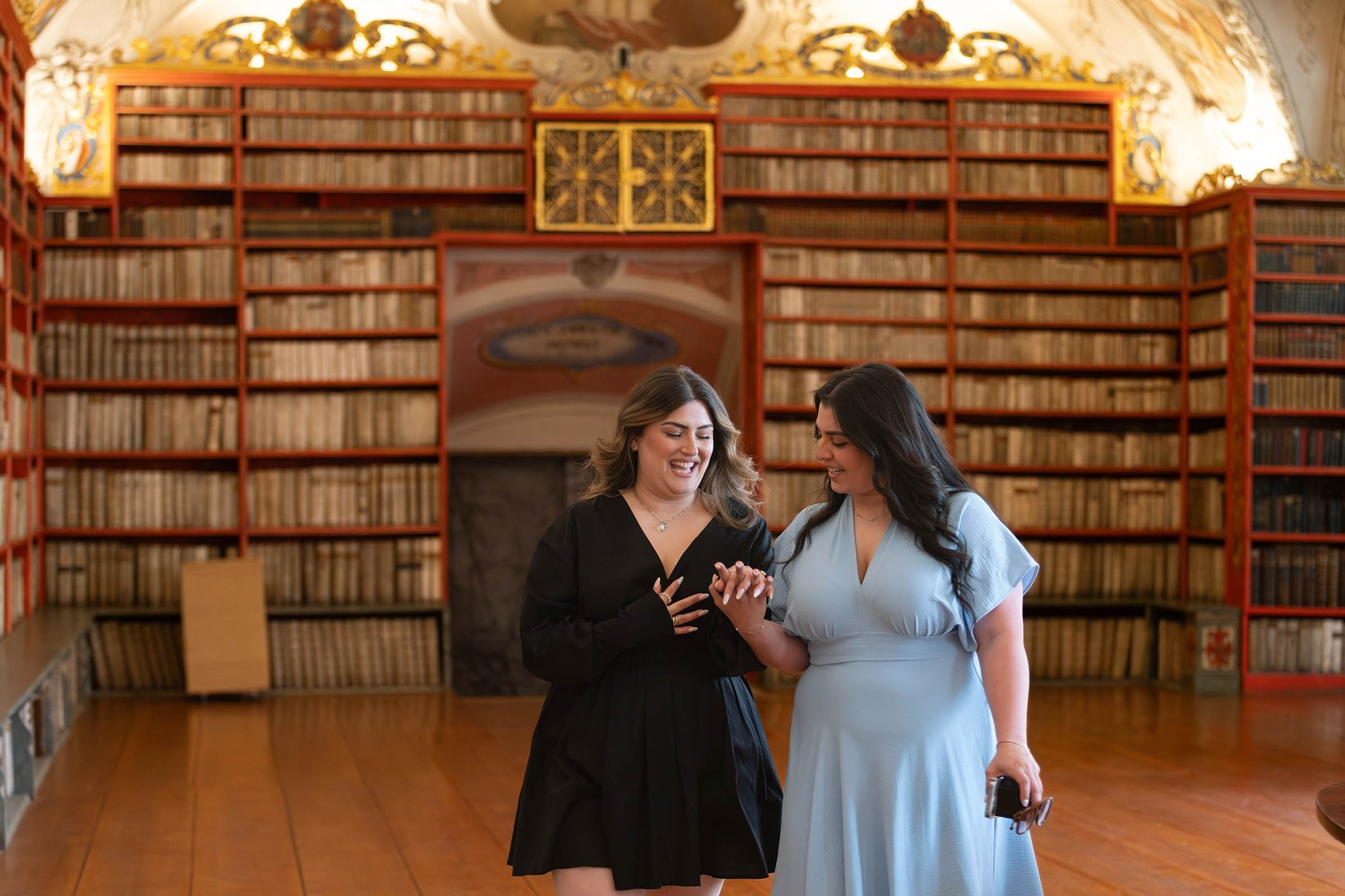 Strahov Library Prague Proposal | Surprise Engagement Photos in Prague