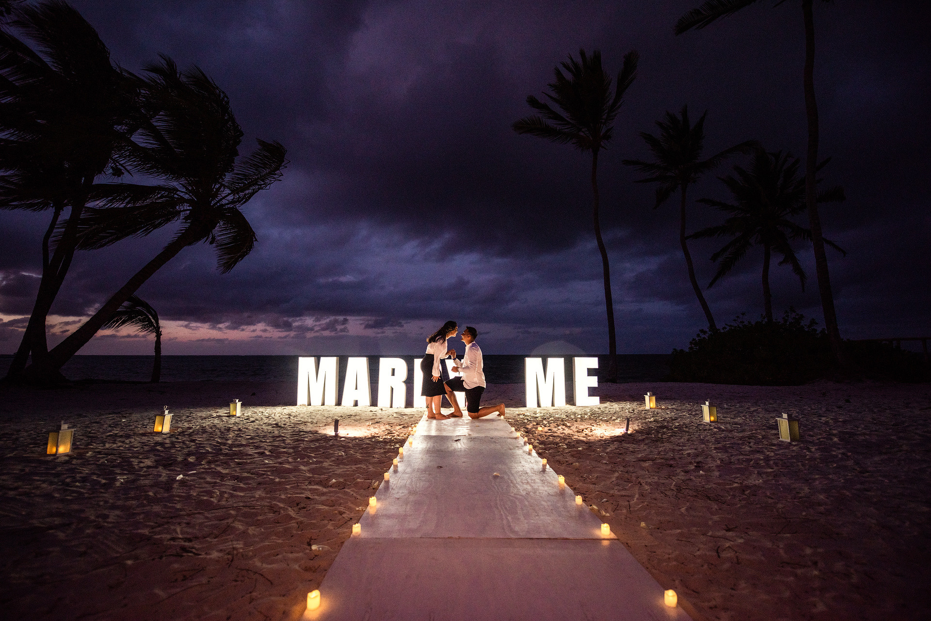 Pedidos de Casamento em Punta Cana | Pacotes Românticos na Praia. Fotógrafo de Casamento e Pedido de Casamento em Punta Cana — Mikhail Chernov