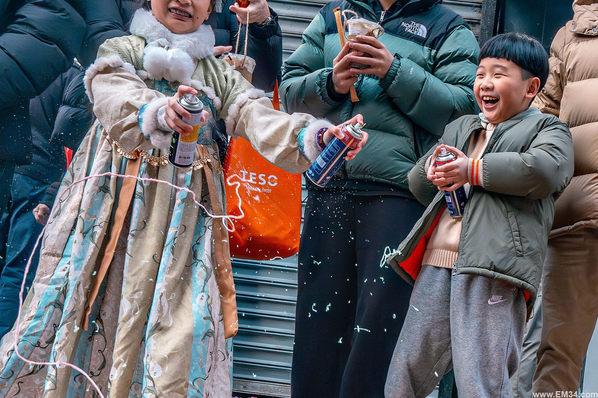 Lunar New Year Chinatown Street Photography — Chaotic NYC Festival Captured in One Hour of Firecrackers, Color & Energy. Emin Kuliyev — Award-Winning Wedding Photojournalist NYC & USA | Best Wedding Photographer Known for Candid, Timeless Moments