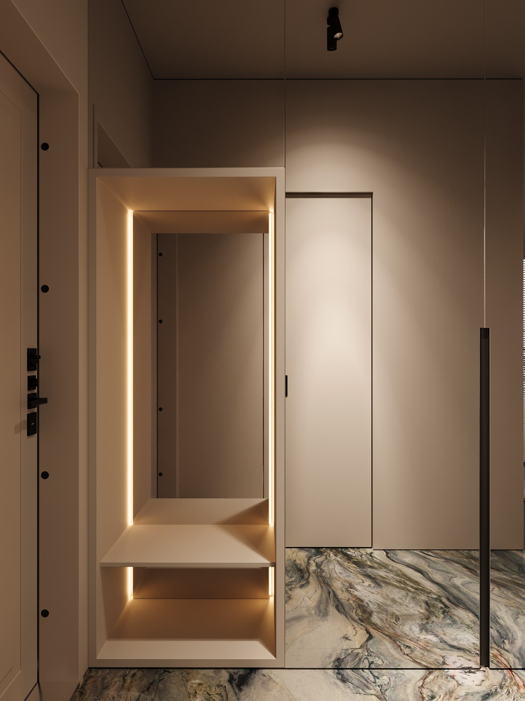Flat in Eurovea Tower. LOLEYLO.INTERIORS