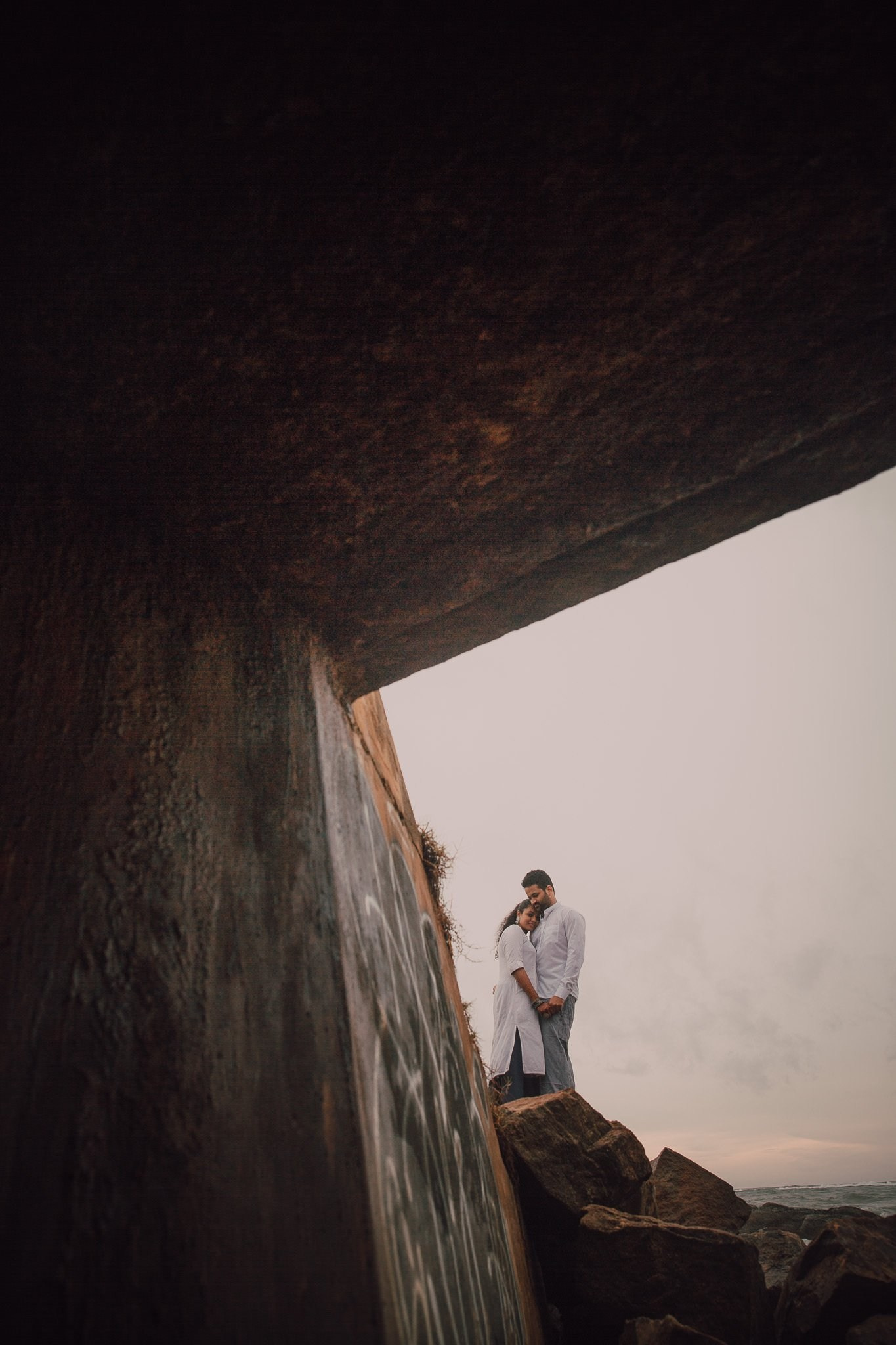 Post wedding portraits at Mount Lavinia, Sri Lanka