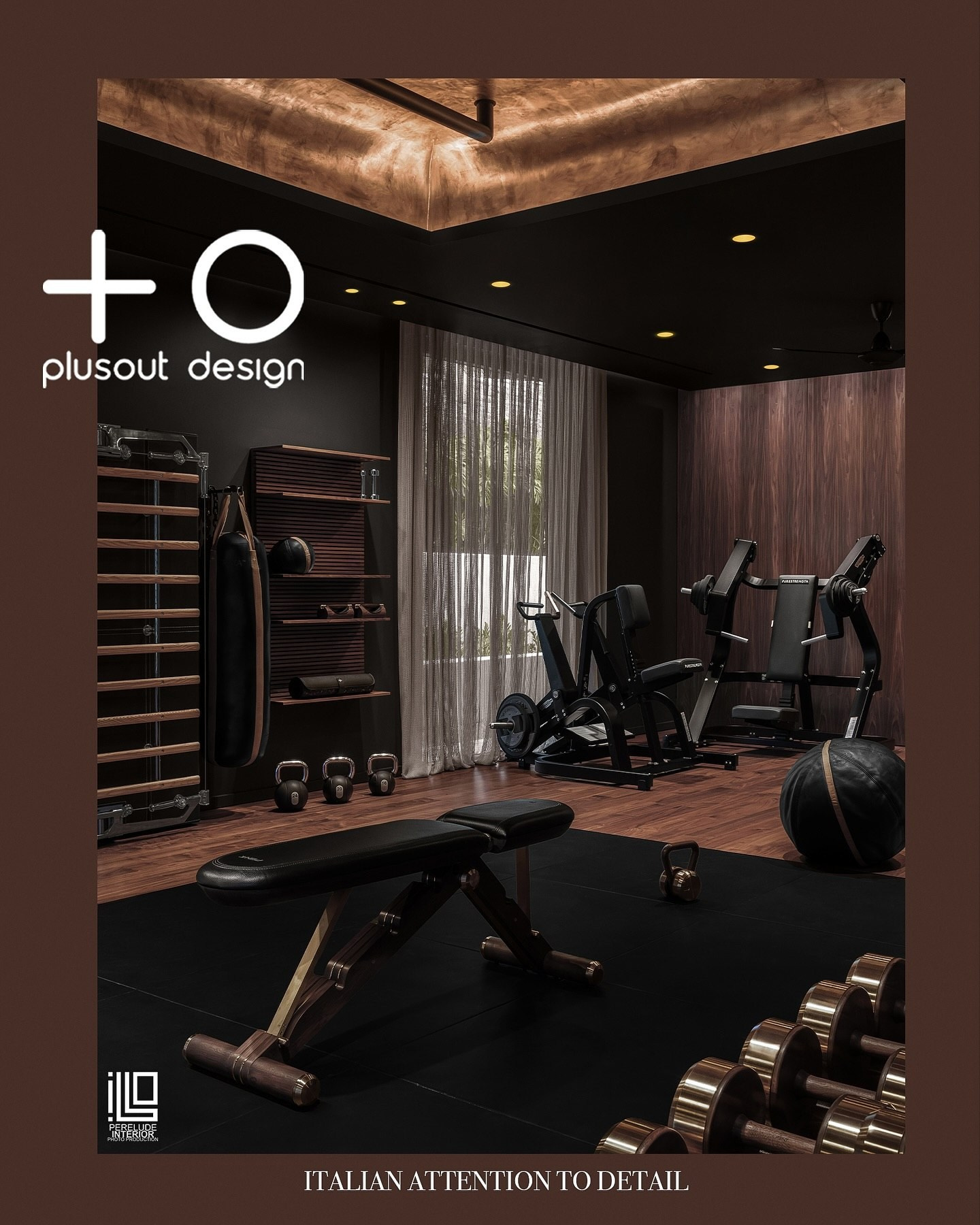 Частный Транажерный Зал на вилле. Interior photographer in Phuket | Perelude Interior