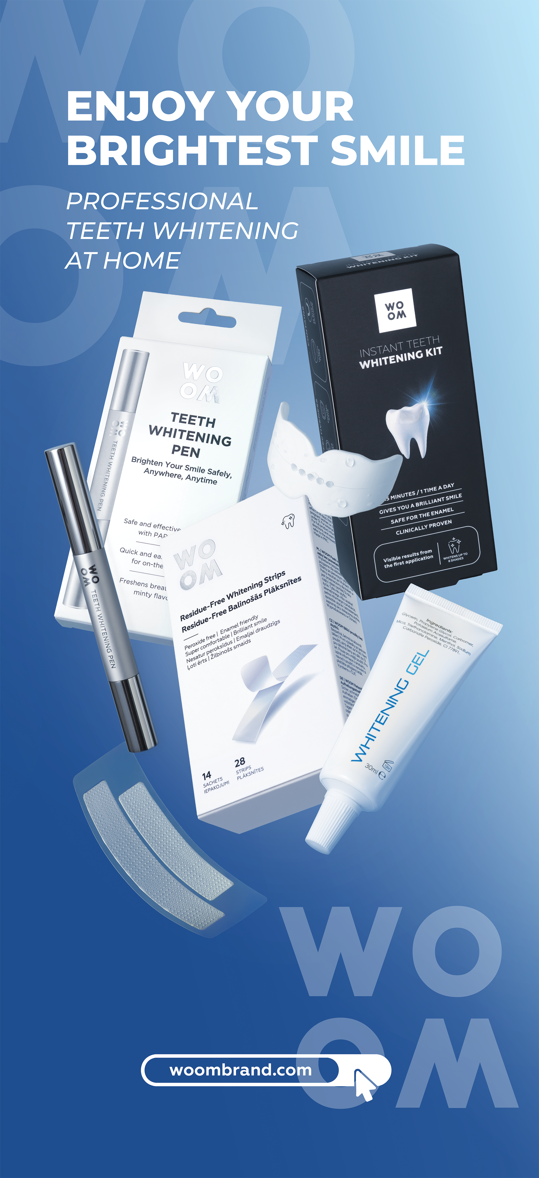 WOOM Light Banners (Exhibition Project). ContentLab — visual content for your business