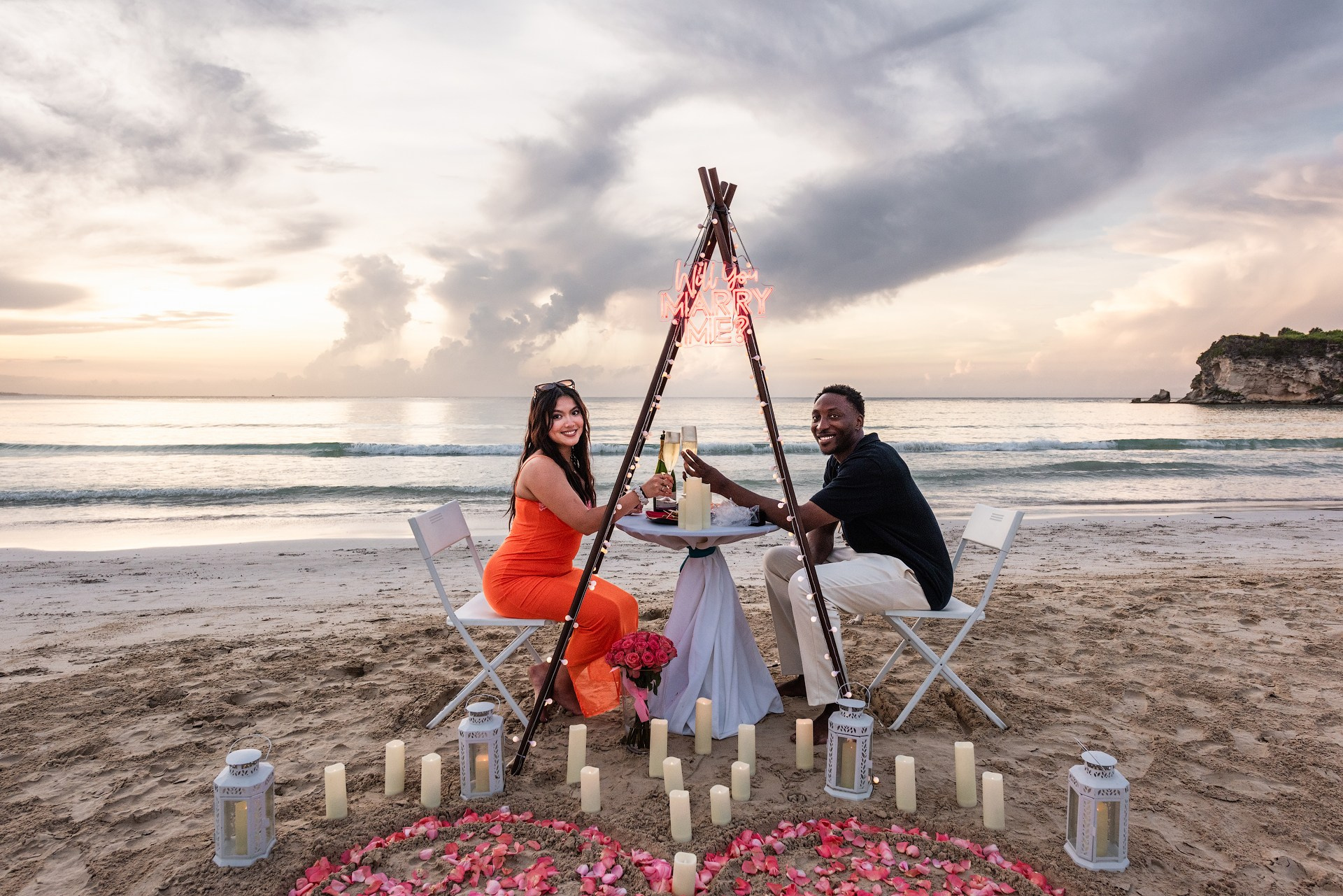 Pedidos de Casamento em Punta Cana | Pacotes Românticos na Praia. Fotógrafo de Casamento e Pedido de Casamento em Punta Cana — Mikhail Chernov