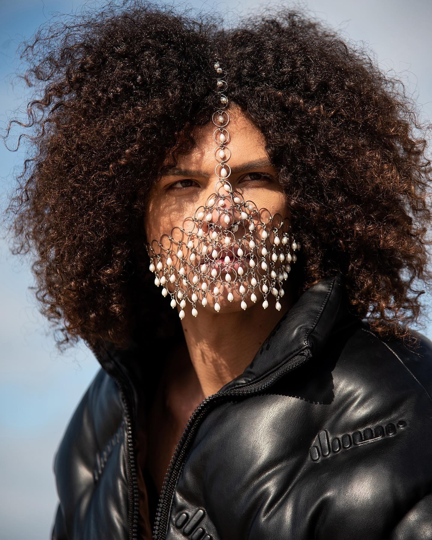 Art project with head accessories