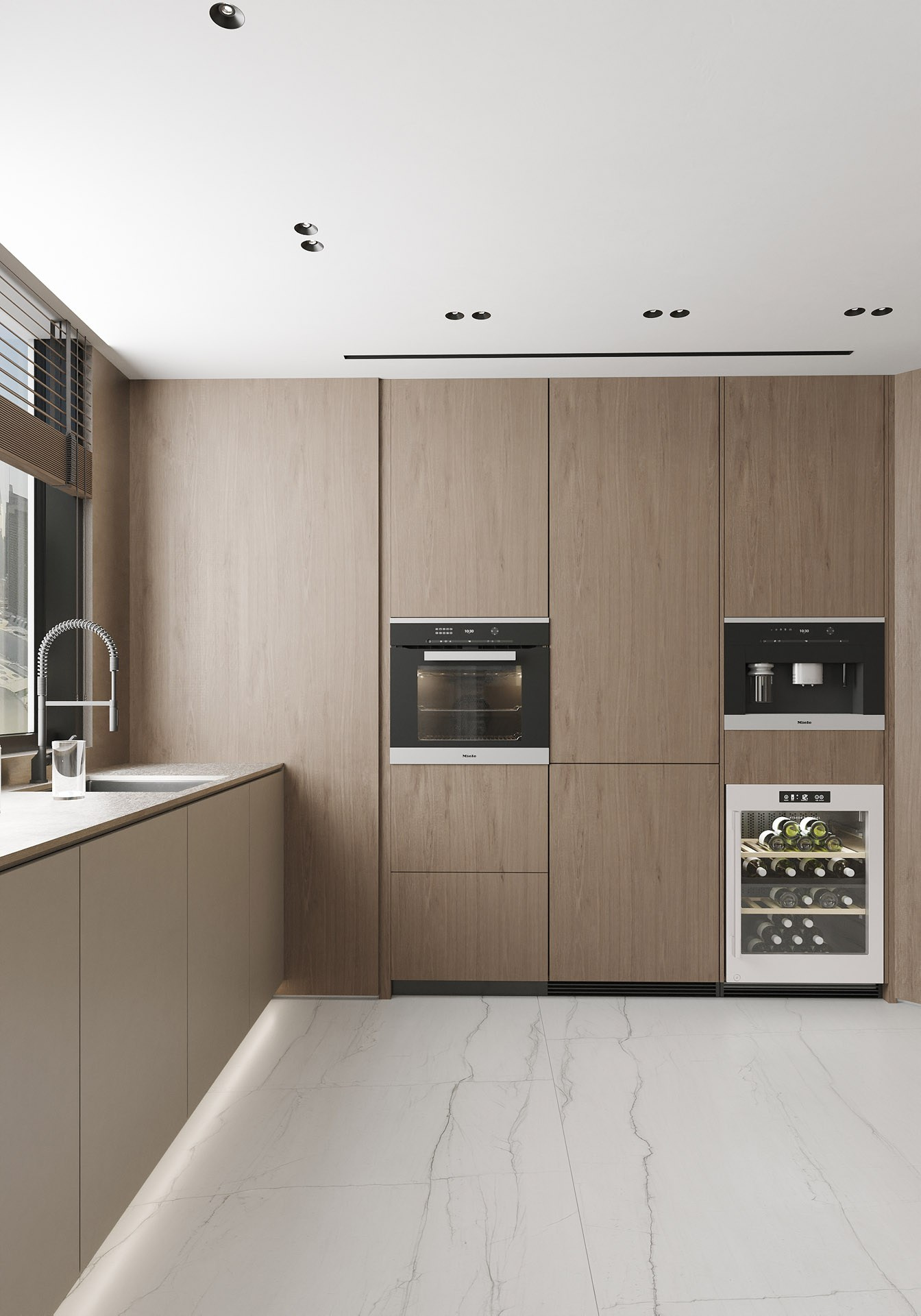 APARTMENT WITH BURJ KHALIFA VIEW. Дизайн интерьера и 3D-визуализация | AB Design Buro