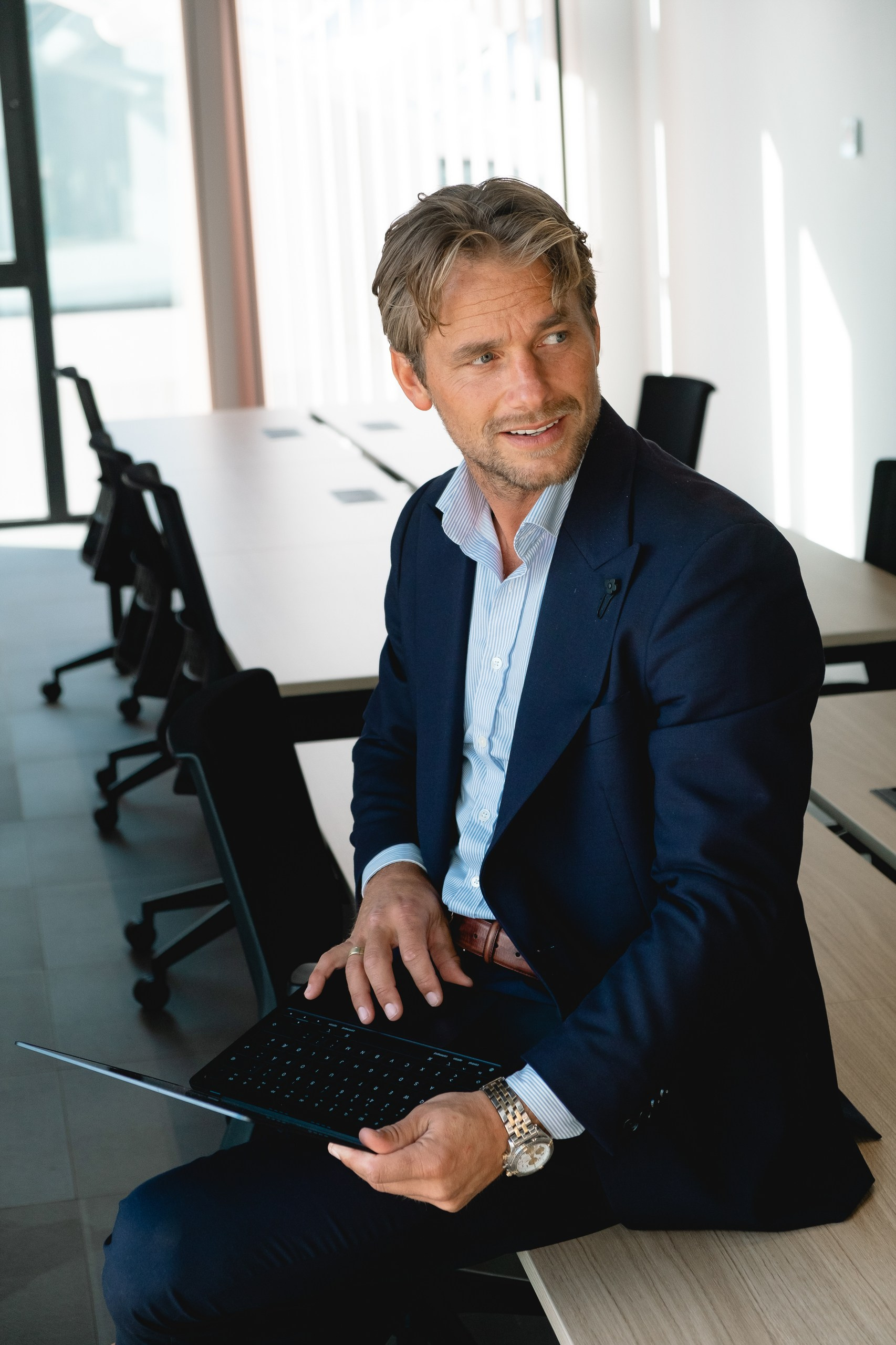 Business content photoshoot in Alicante for Norwegian Capital