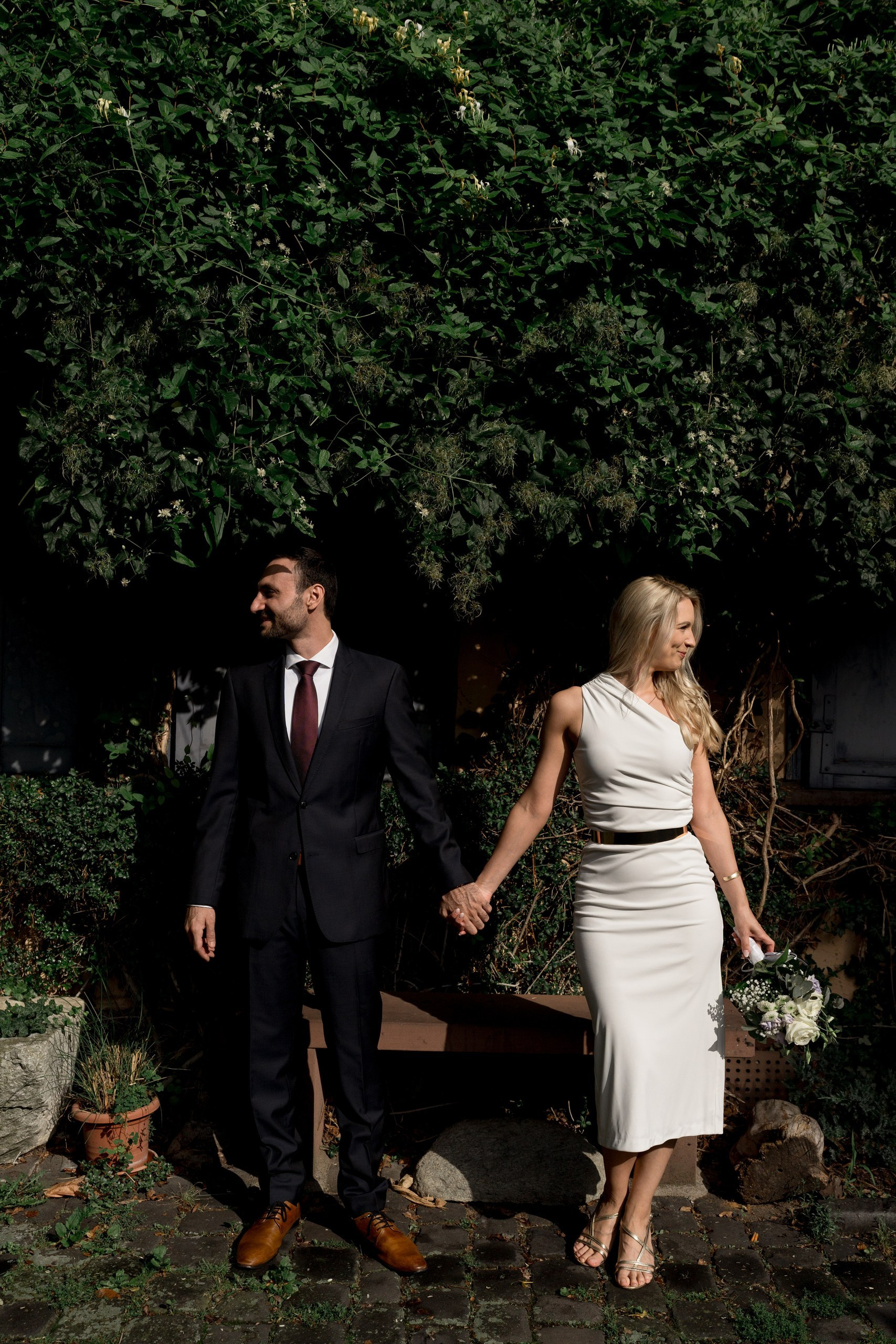 Civil Wedding in Frankfurt-Höchst — Photos at Bolongaro Palace