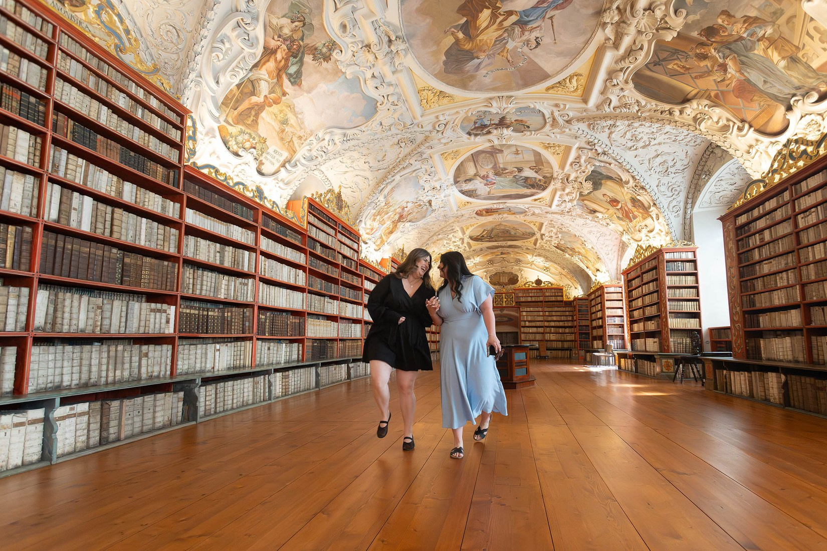 Strahov Library Prague Proposal | Surprise Engagement Photos in Prague