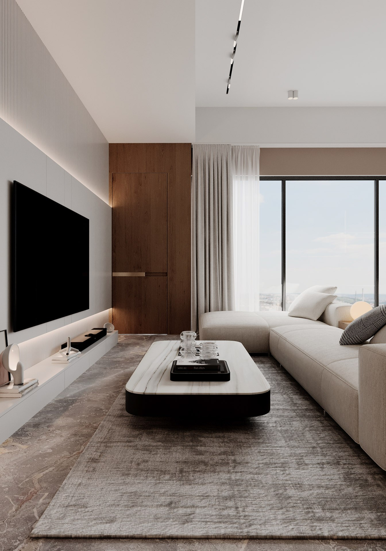 APARTMENT IN DHELI. Дизайн интерьера и 3D-визуализация | AB Design Buro