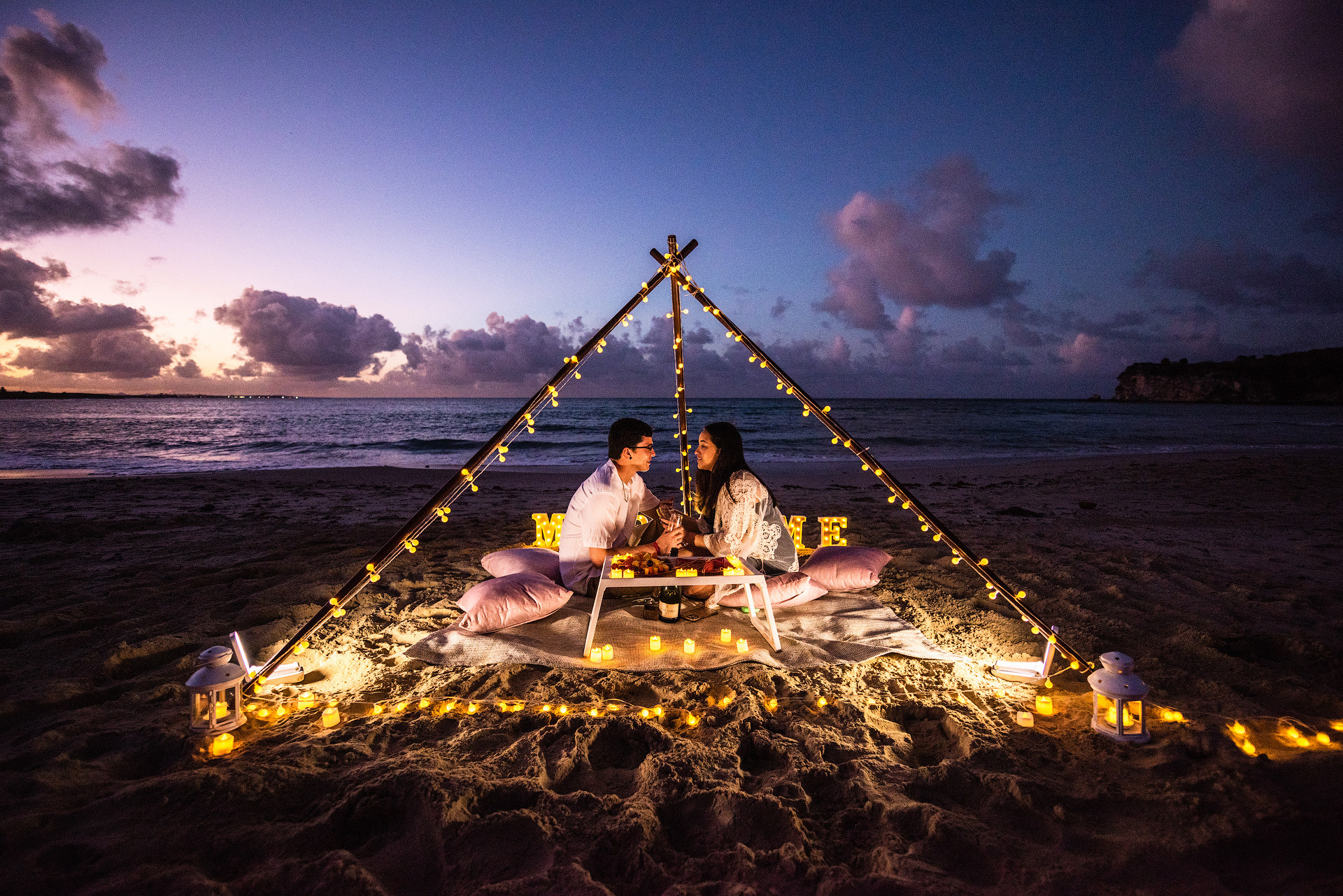 Pedidos de Casamento em Punta Cana | Pacotes Românticos na Praia. Fotógrafo de Casamento e Pedido de Casamento em Punta Cana — Mikhail Chernov